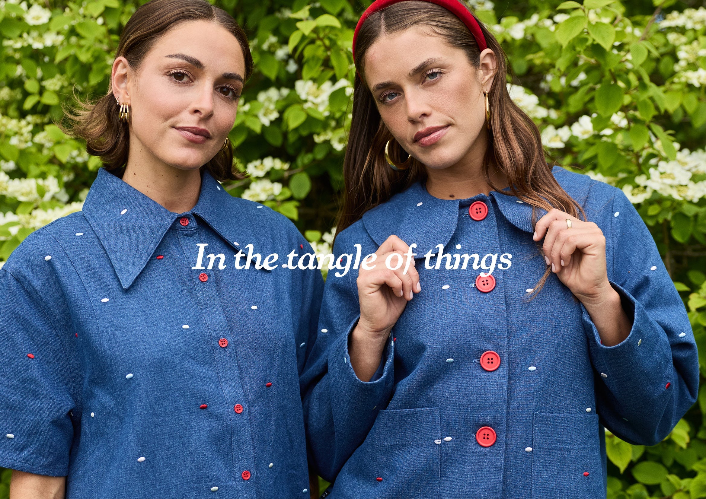 Denim Dots