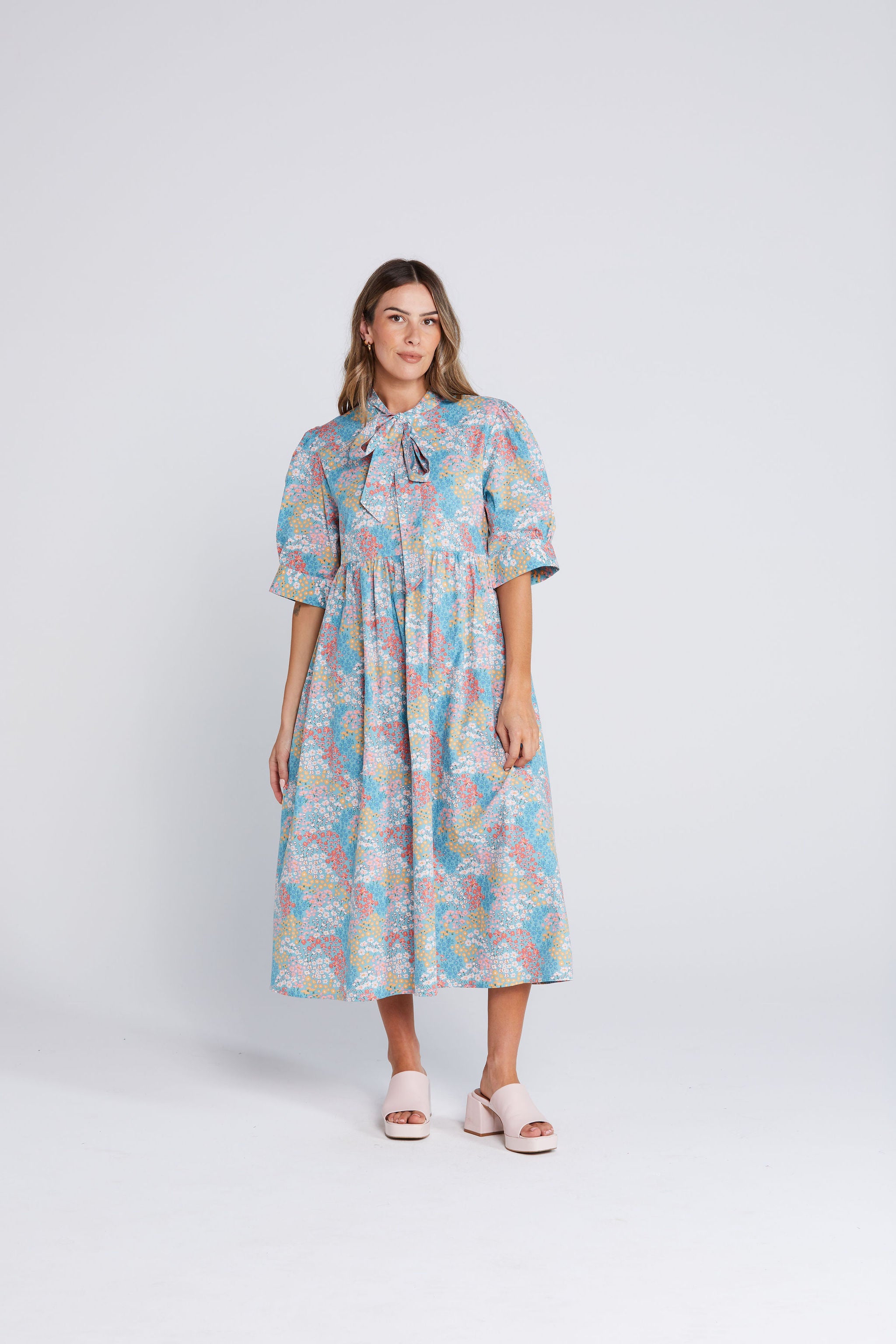 Nightfall Dress - Floral Frenzy