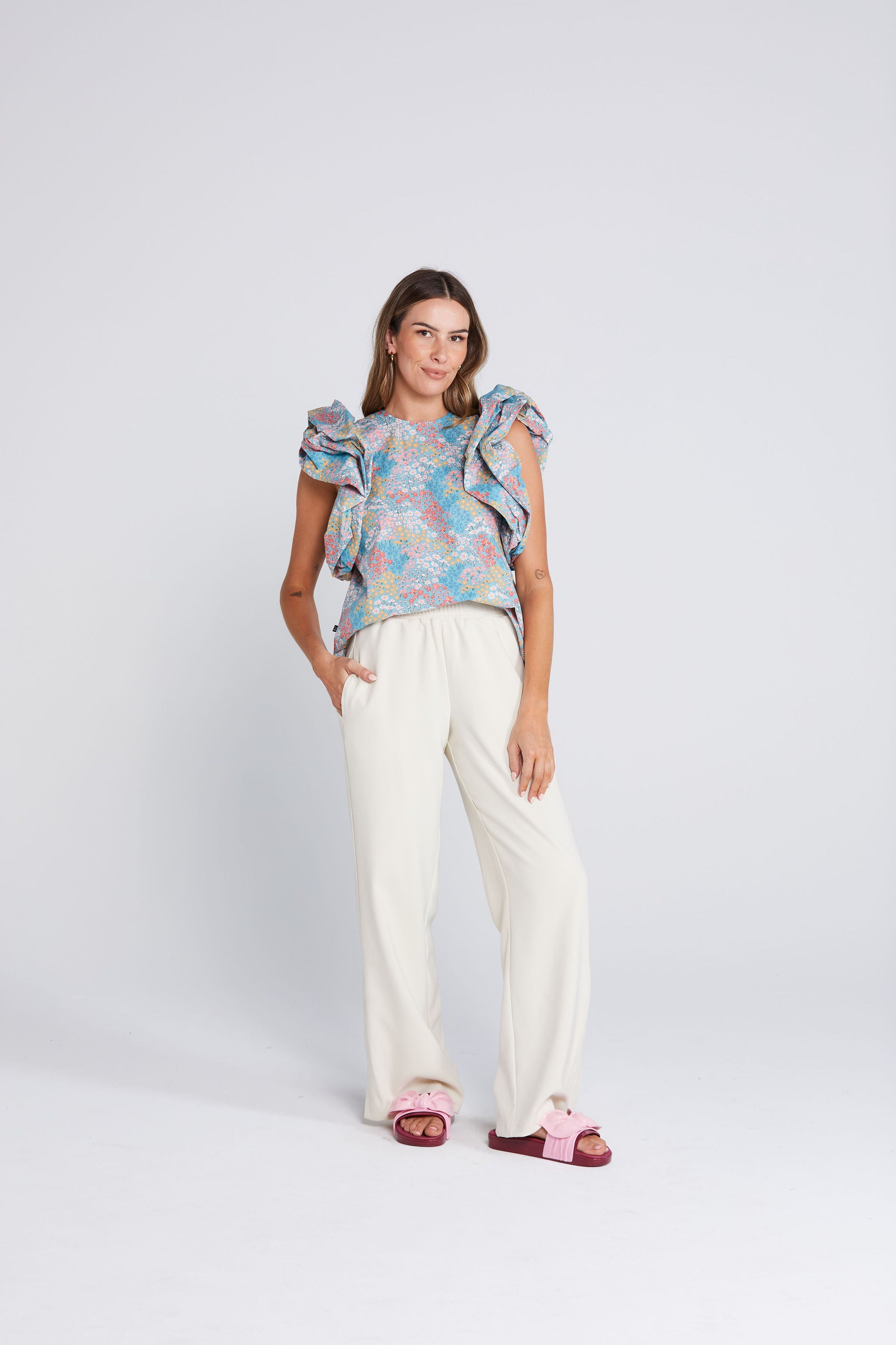 Coming Soon - Sashay Top - Floral Frenzy