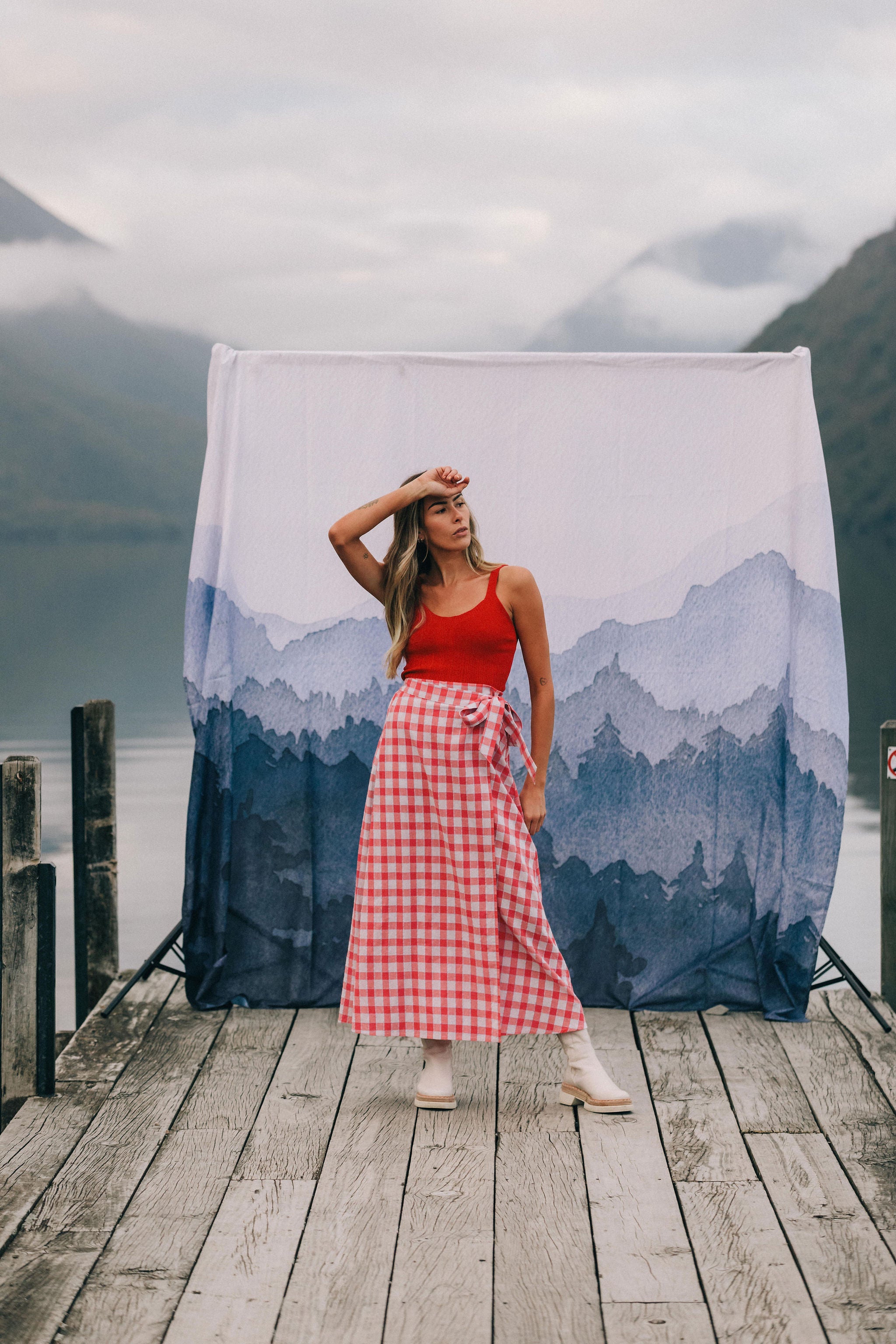 Liberty Skirt - Check Mate