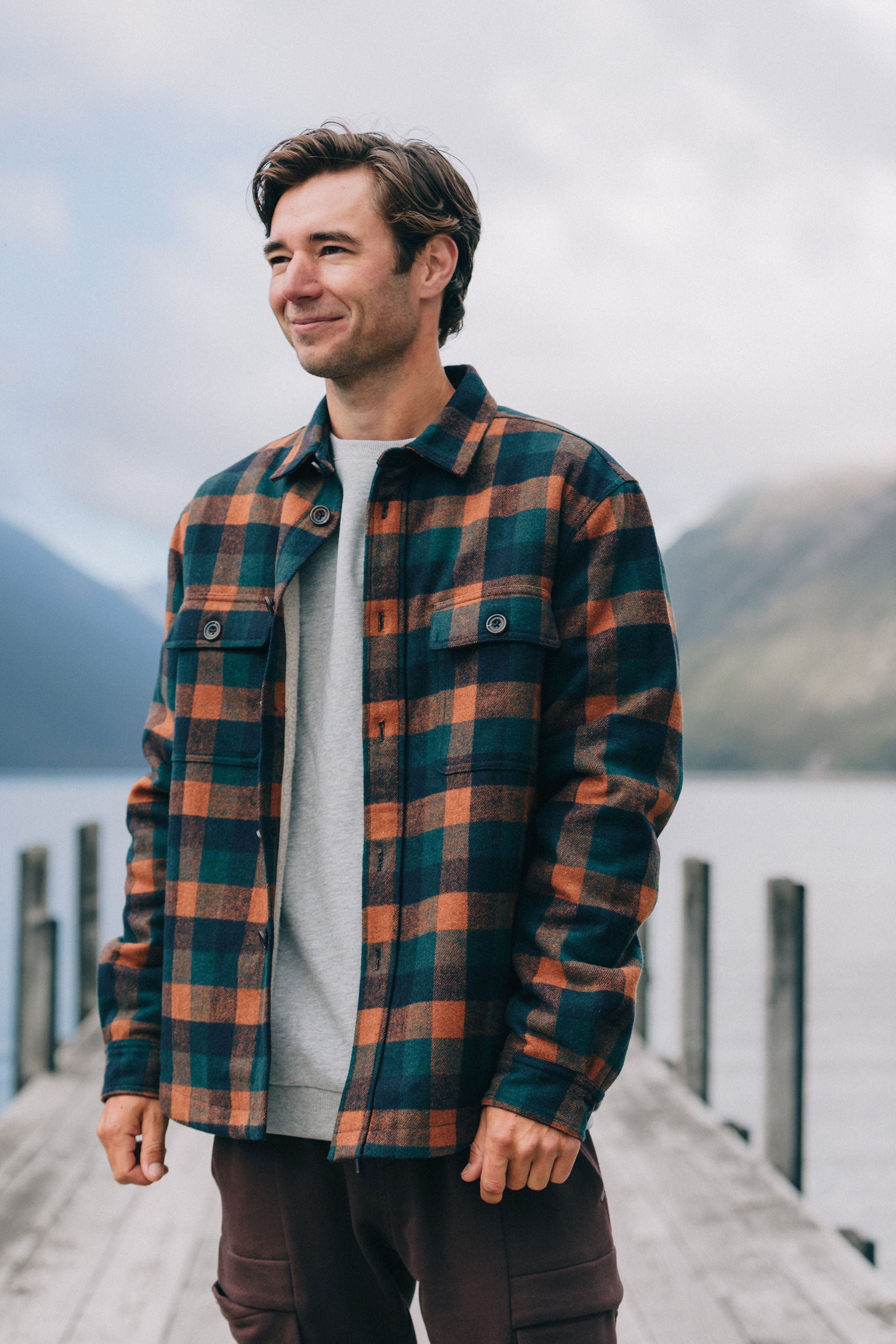 Lumber Jacket - Chocolate Plaid