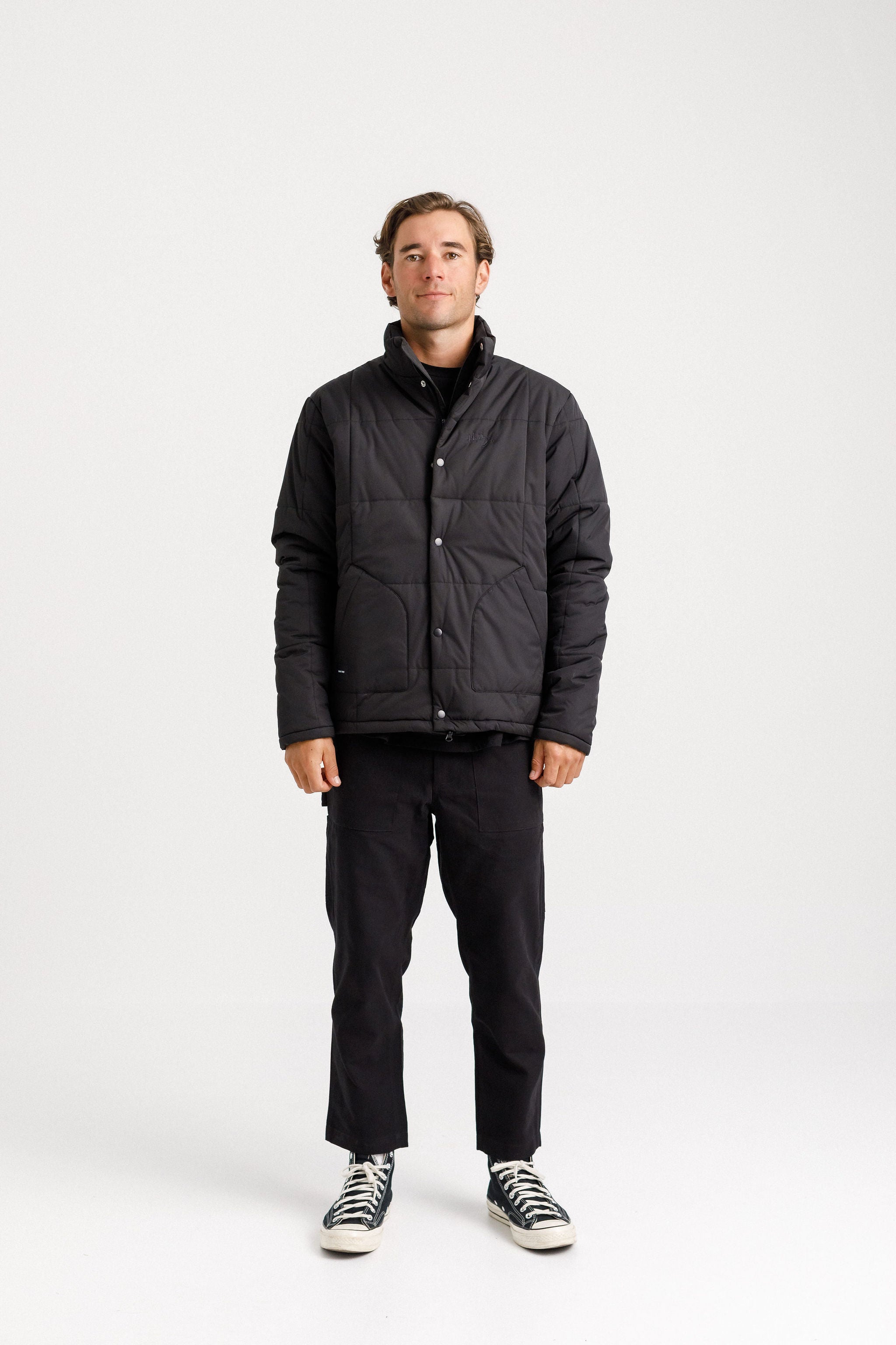 Diem Puff Jacket - Black