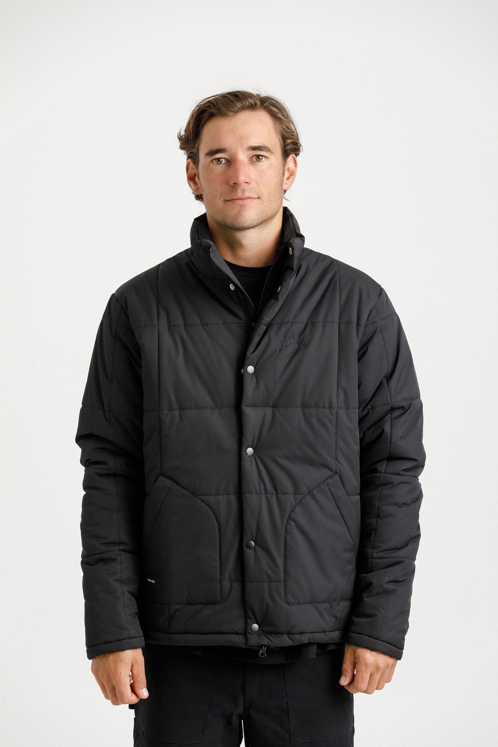 Diem Puff Jacket - Black