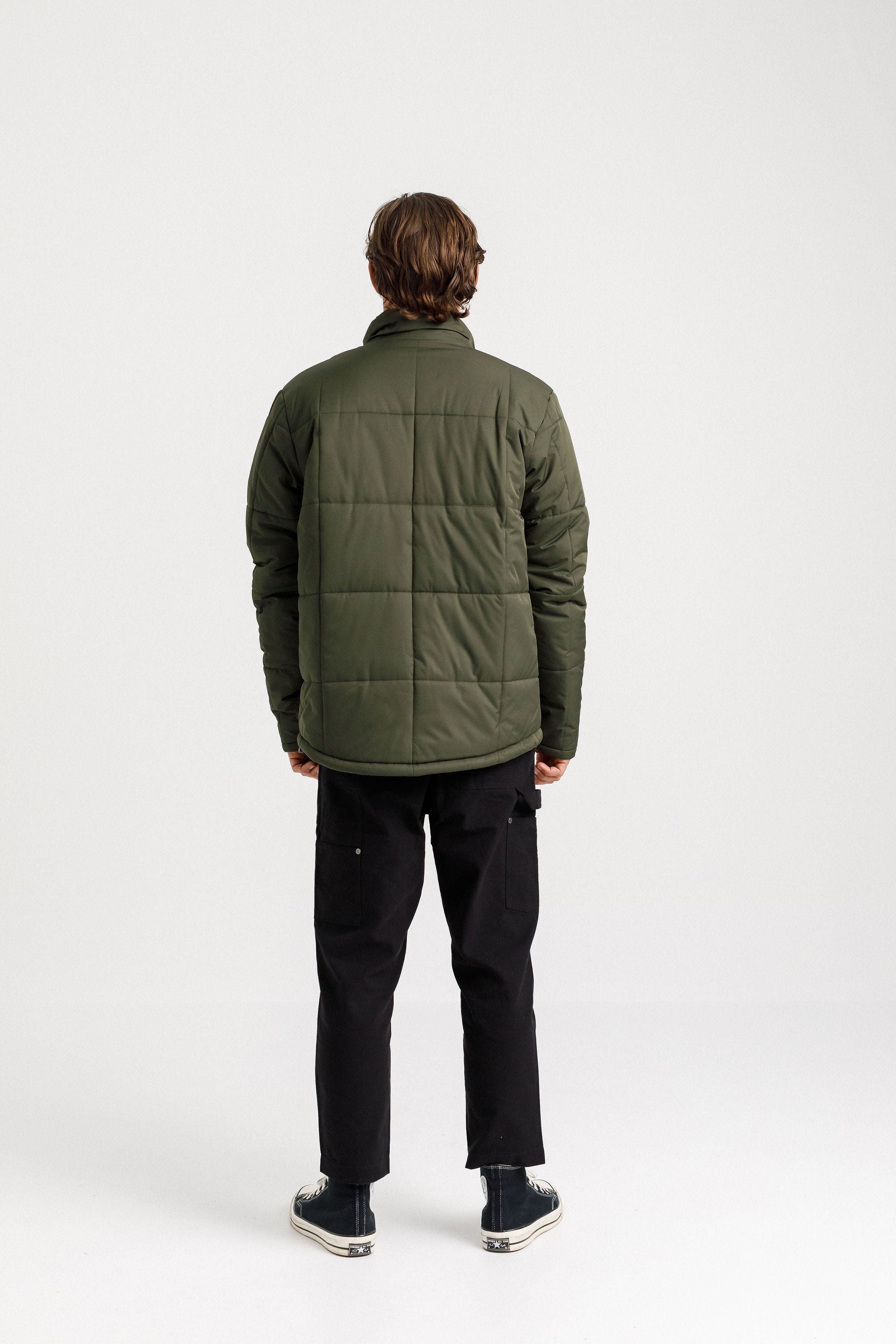 Diem Puff Jacket - Green