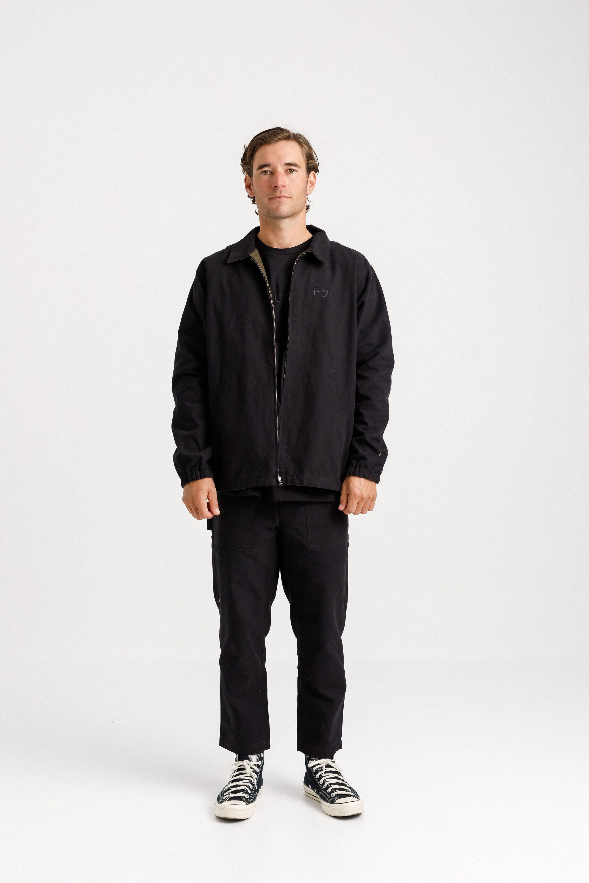 Reversible Mach Jacket - Black/Khaki