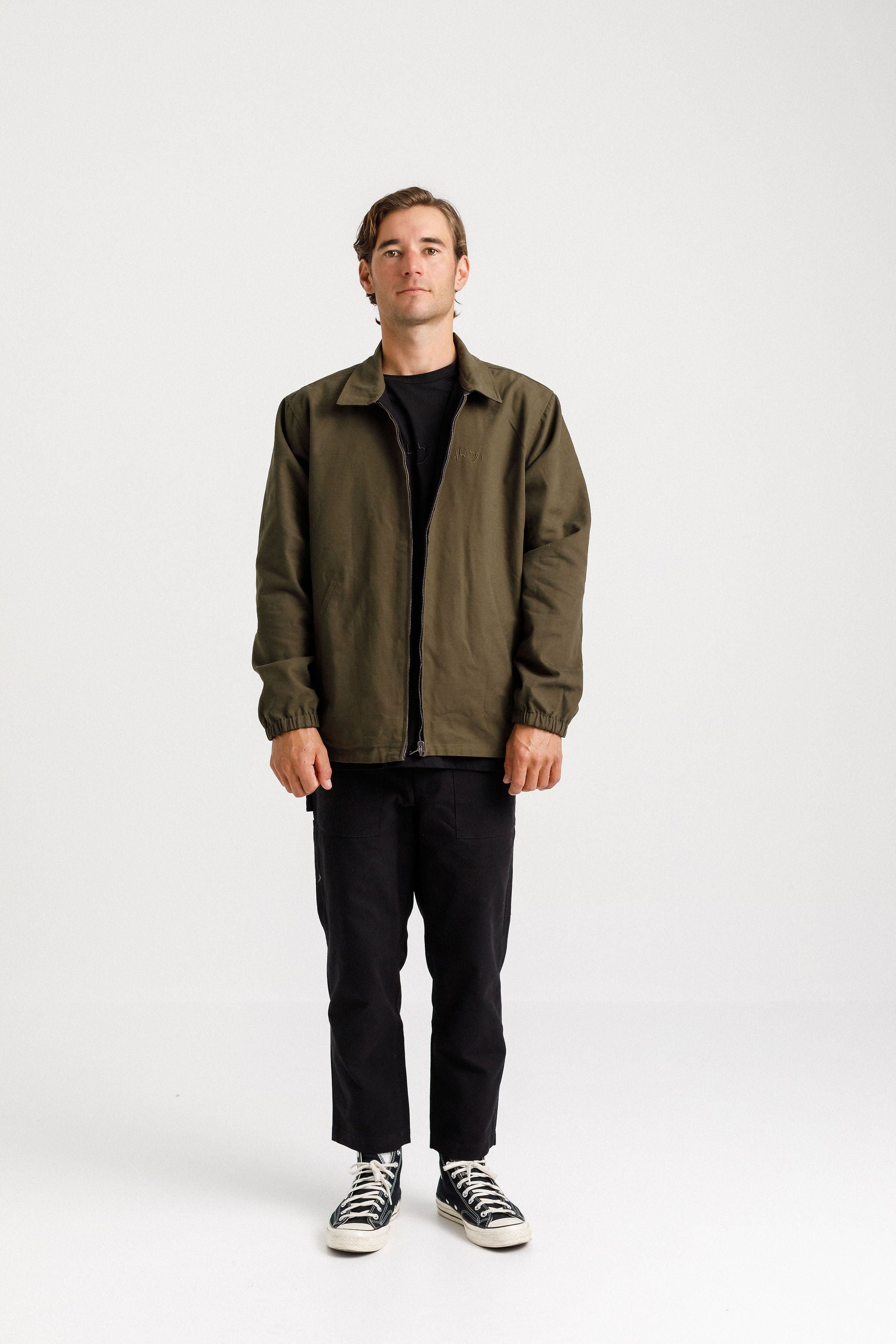 Reversible Mach Jacket - Black/Khaki