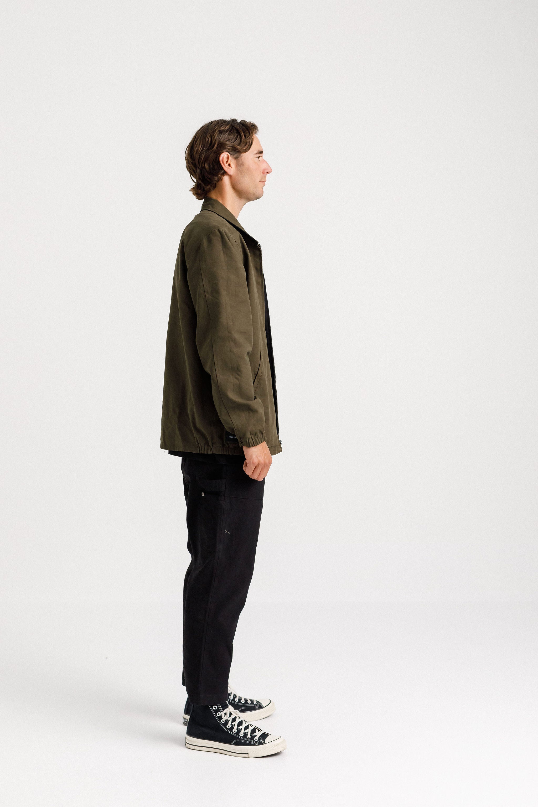 Reversible Mach Jacket - Black/Khaki