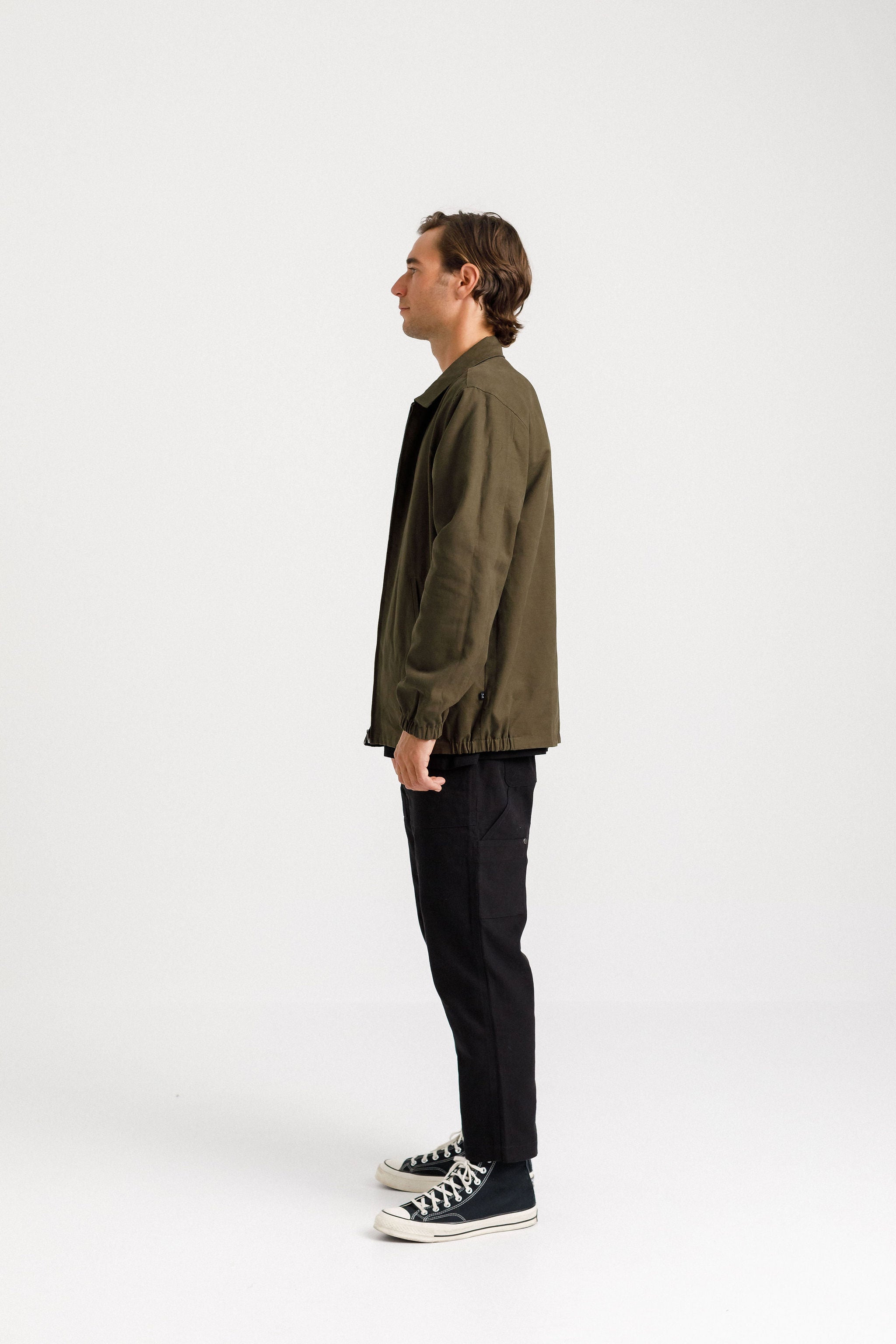 Reversible Mach Jacket - Black/Khaki