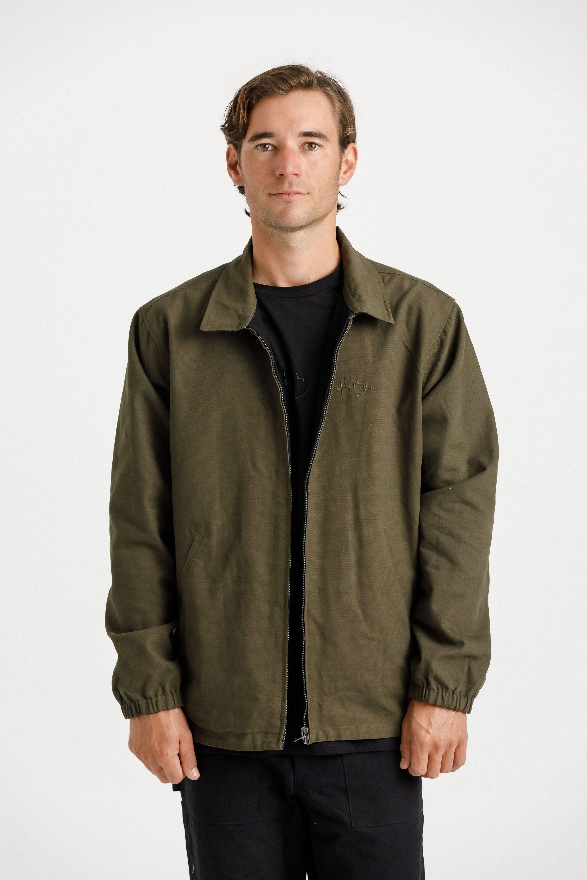 Reversible Mach Jacket - Black/Khaki