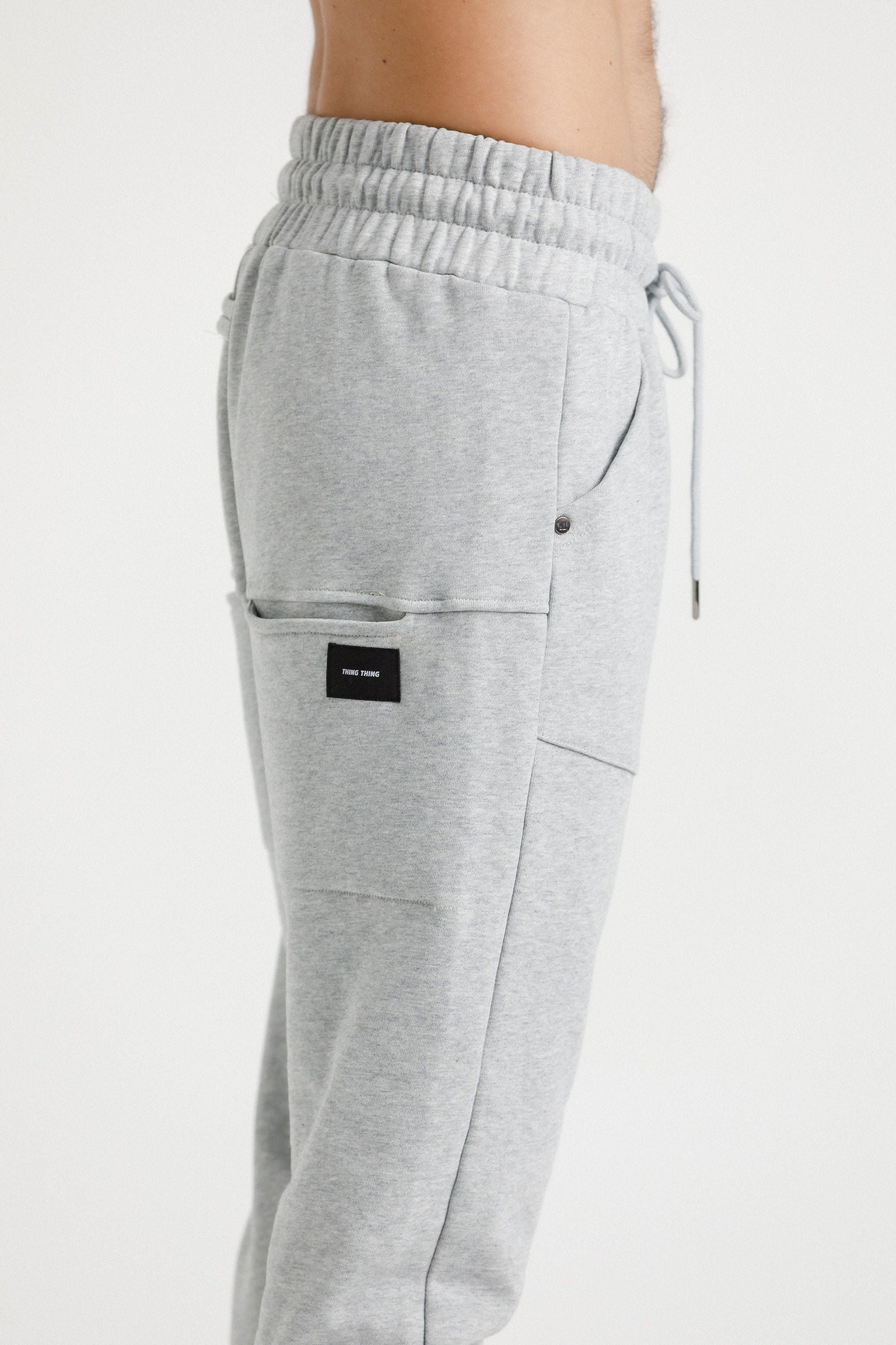 Fleece Para Pant Replen - Grey Marle
