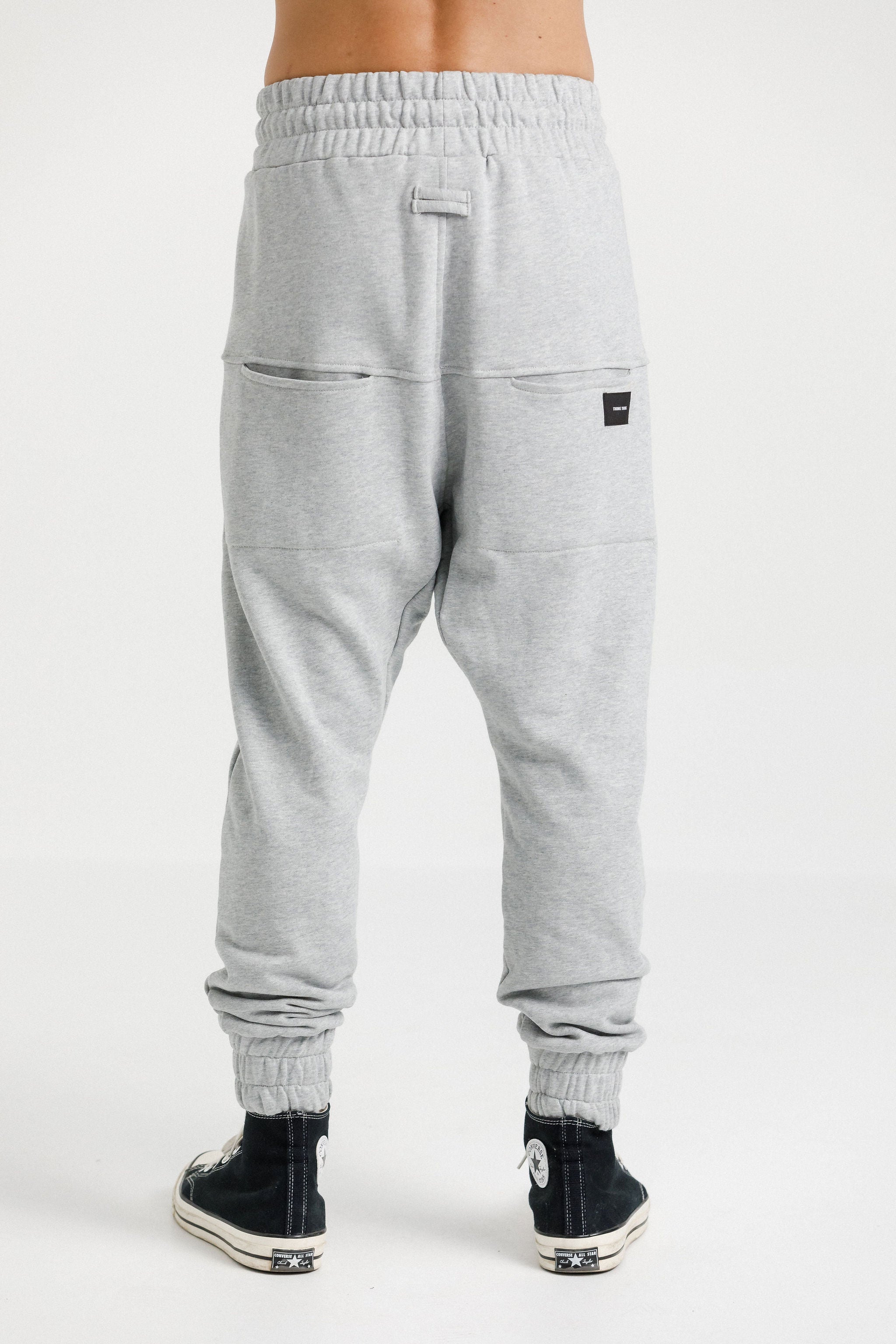 Fleece Para Pant Replen - Grey Marle