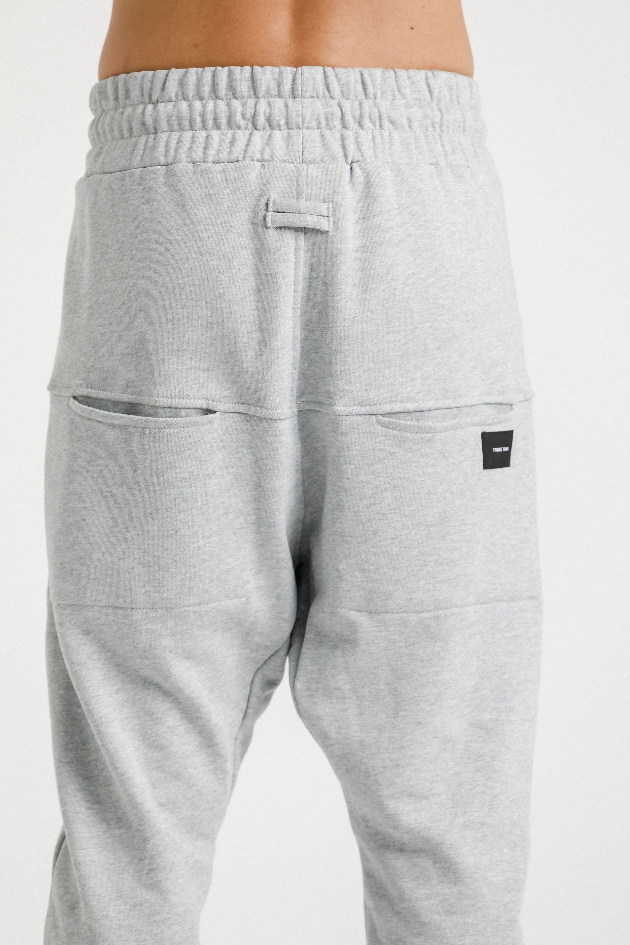 Fleece Para Pant Replen - Grey Marle