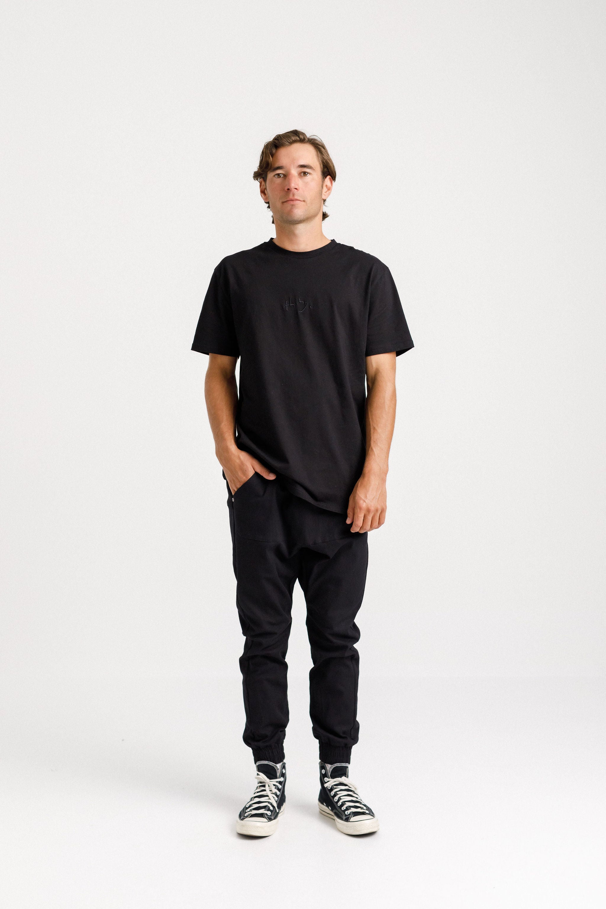 Para Pant Replen - Black Cotton Drill