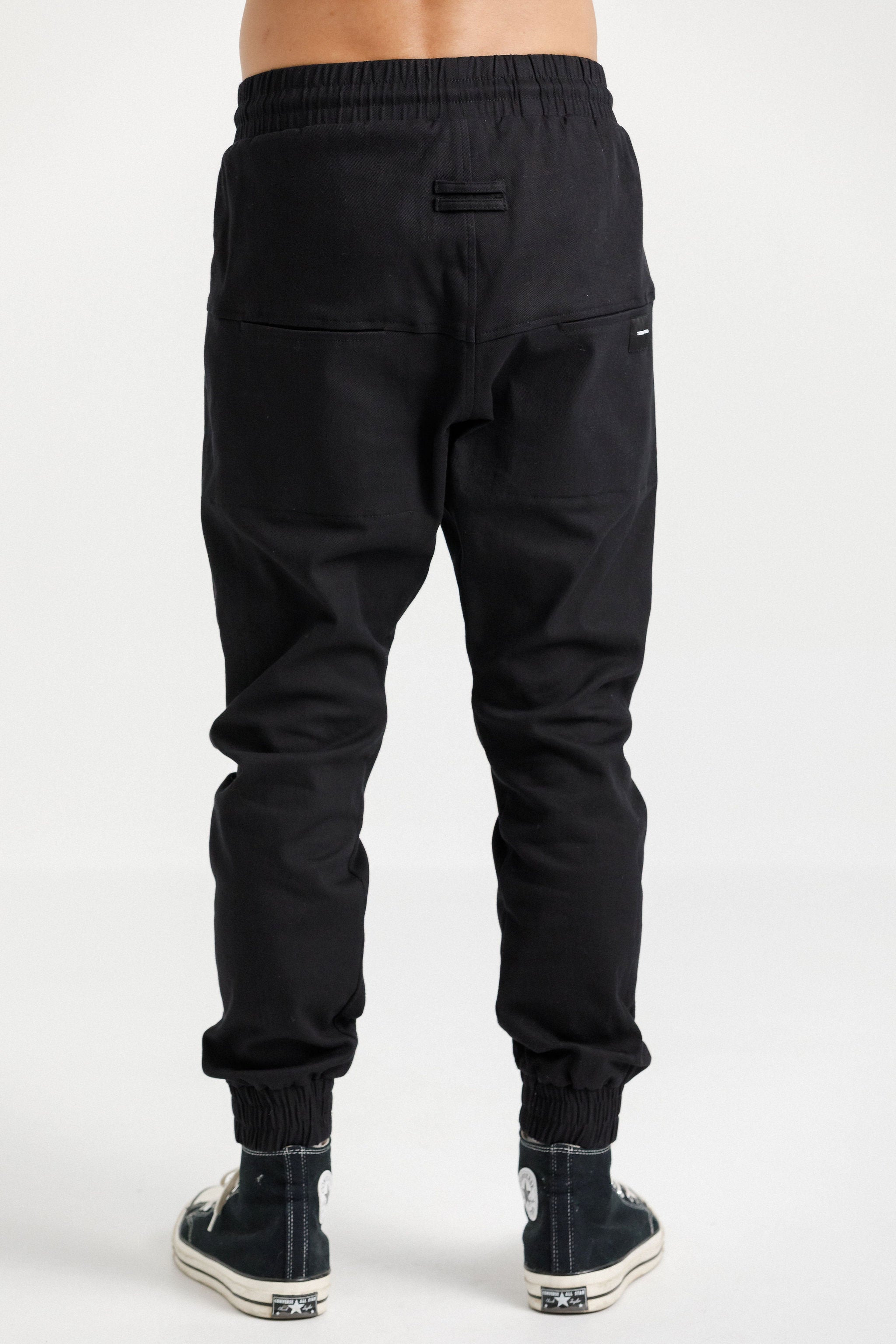 Para Pant Replen - Black Cotton Drill