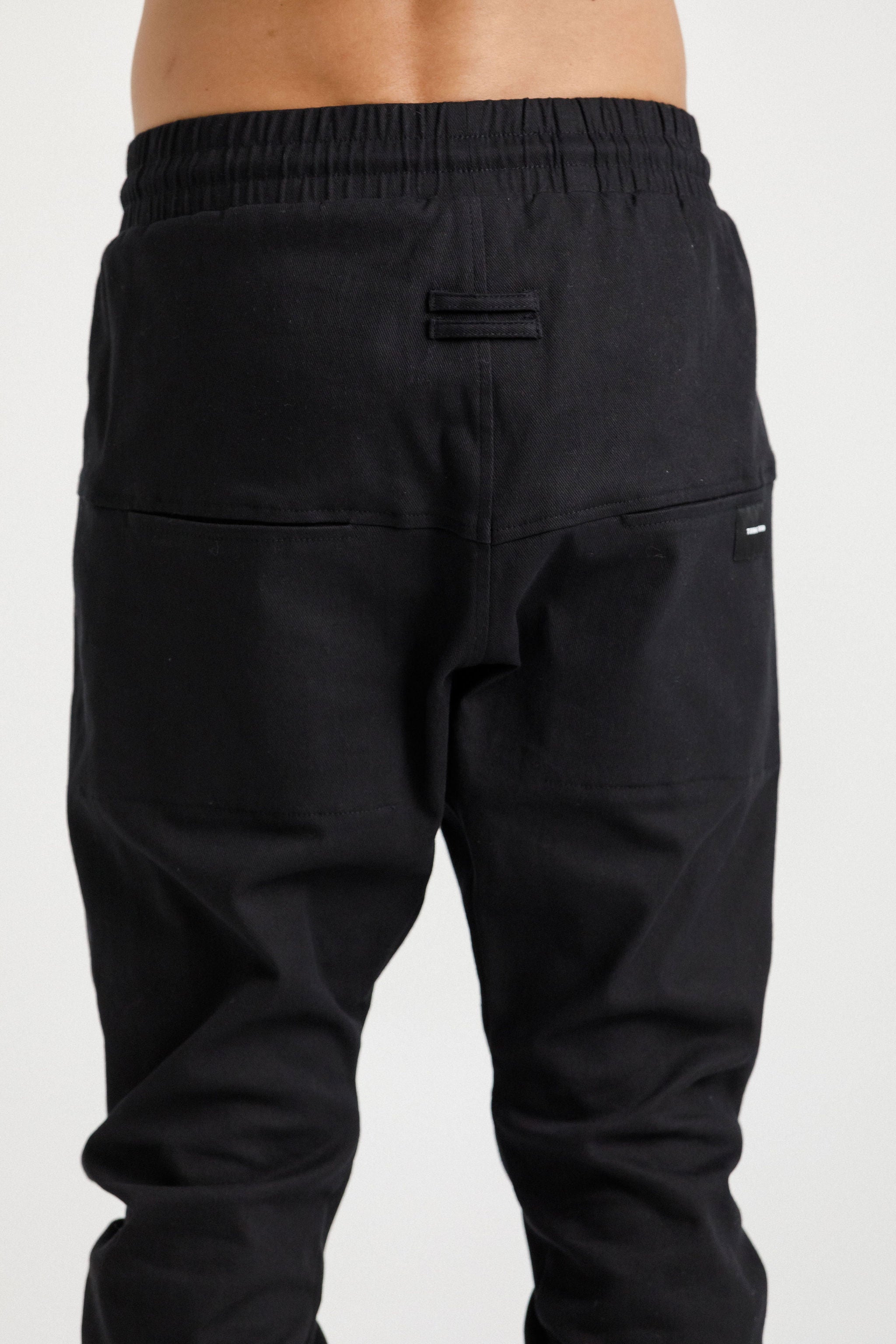 Para Pant Replen - Black Cotton Drill
