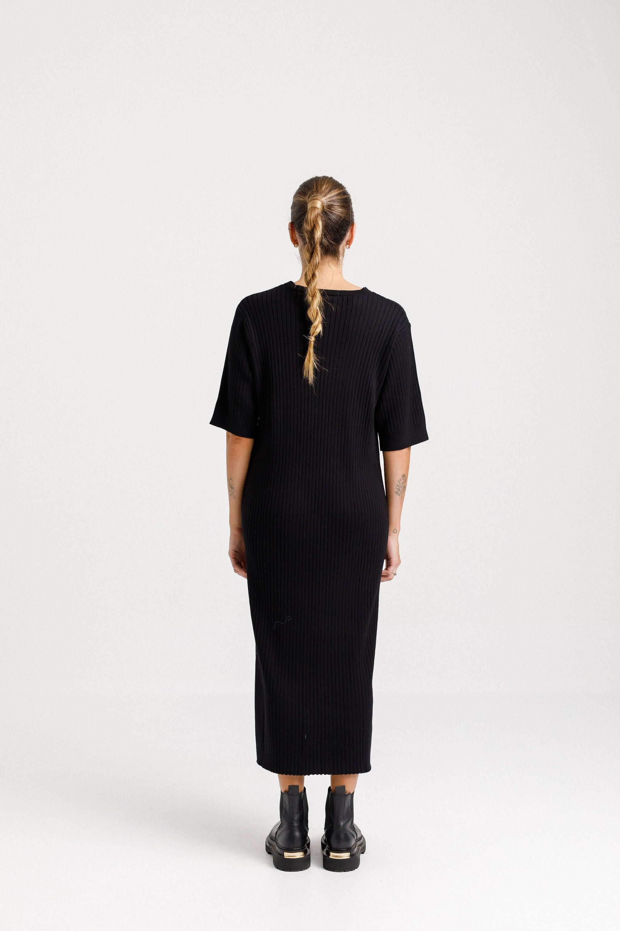Sienna Knit Dress - Black