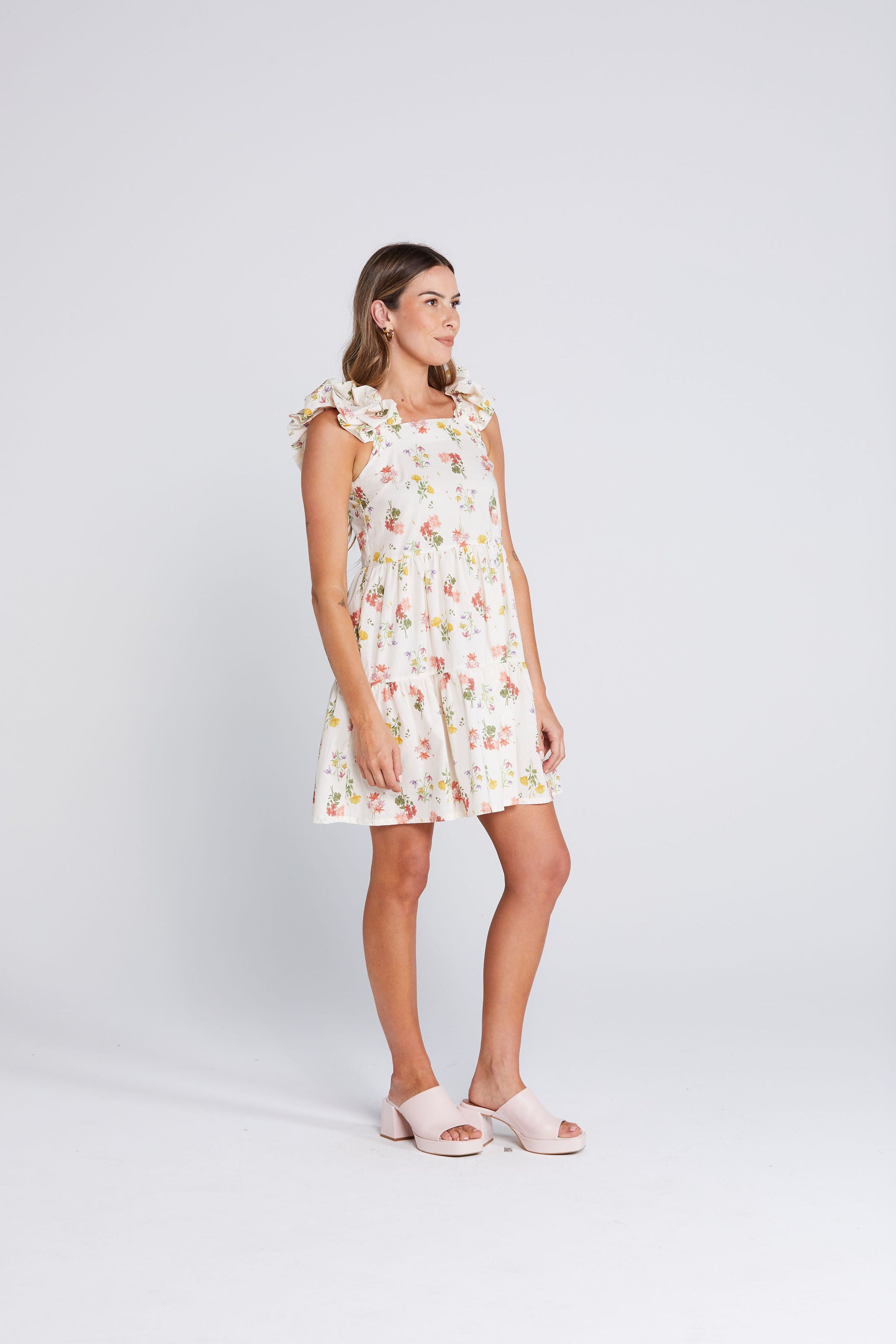 Zig Ruffle Dress - Summer Haven