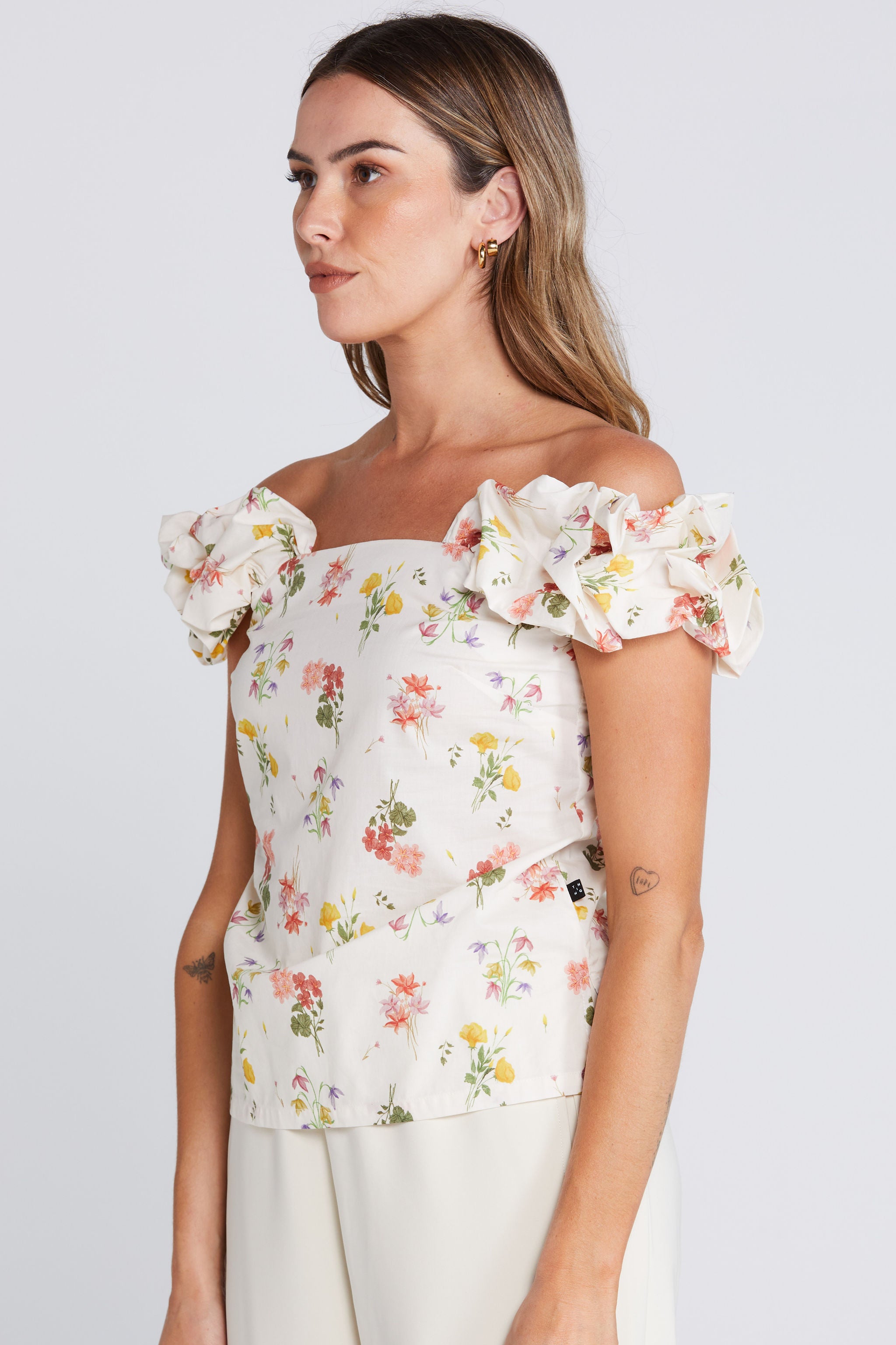 Ruffle Singlet - Summer Haven