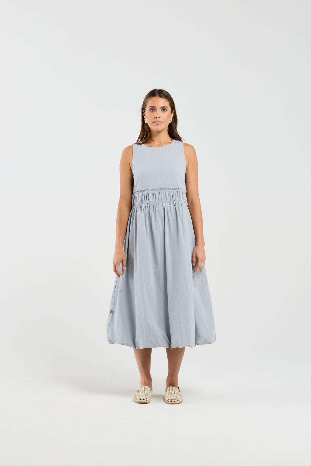 Tallulah Dress - Stonewash