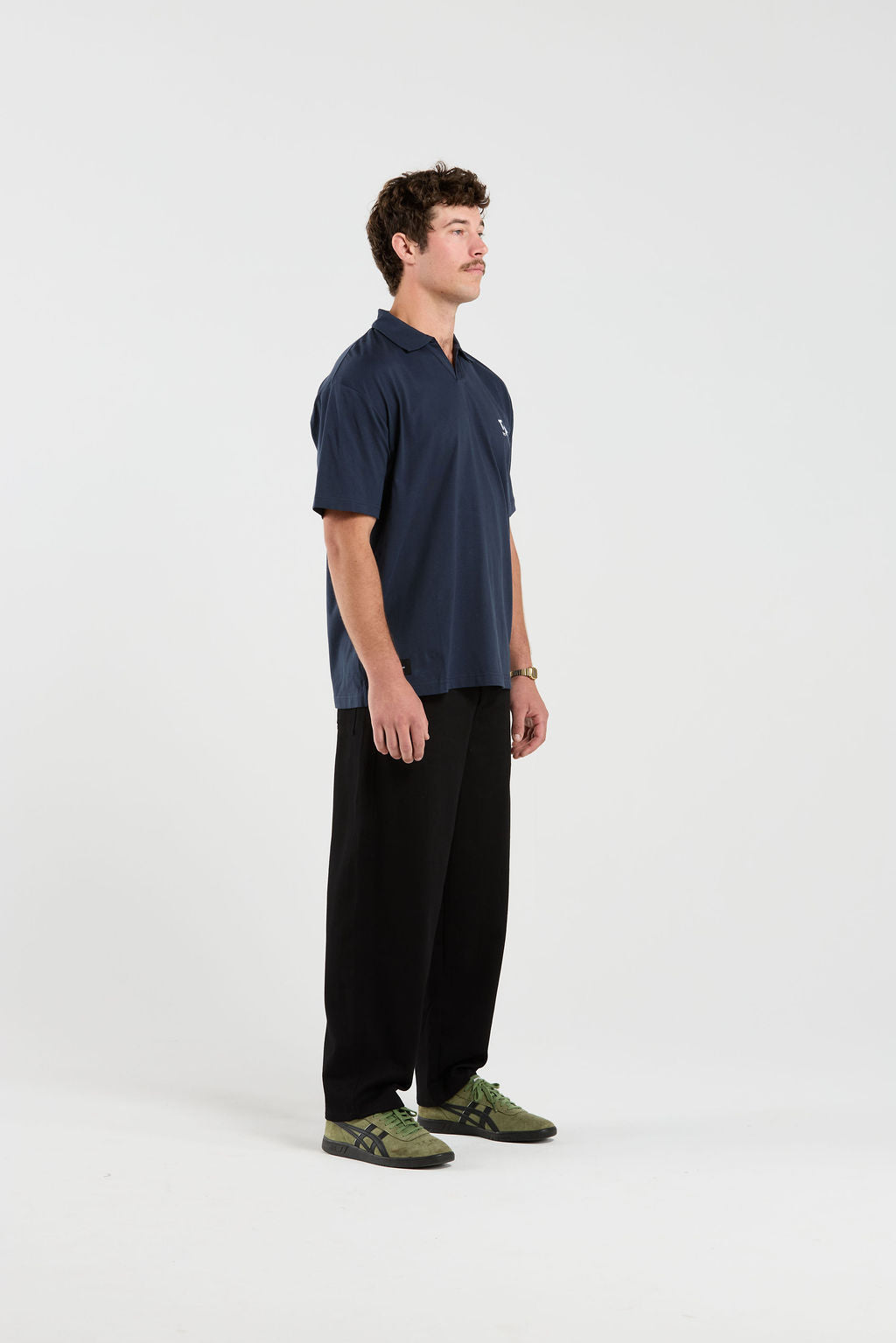 Stride Tee - Navy Eyes