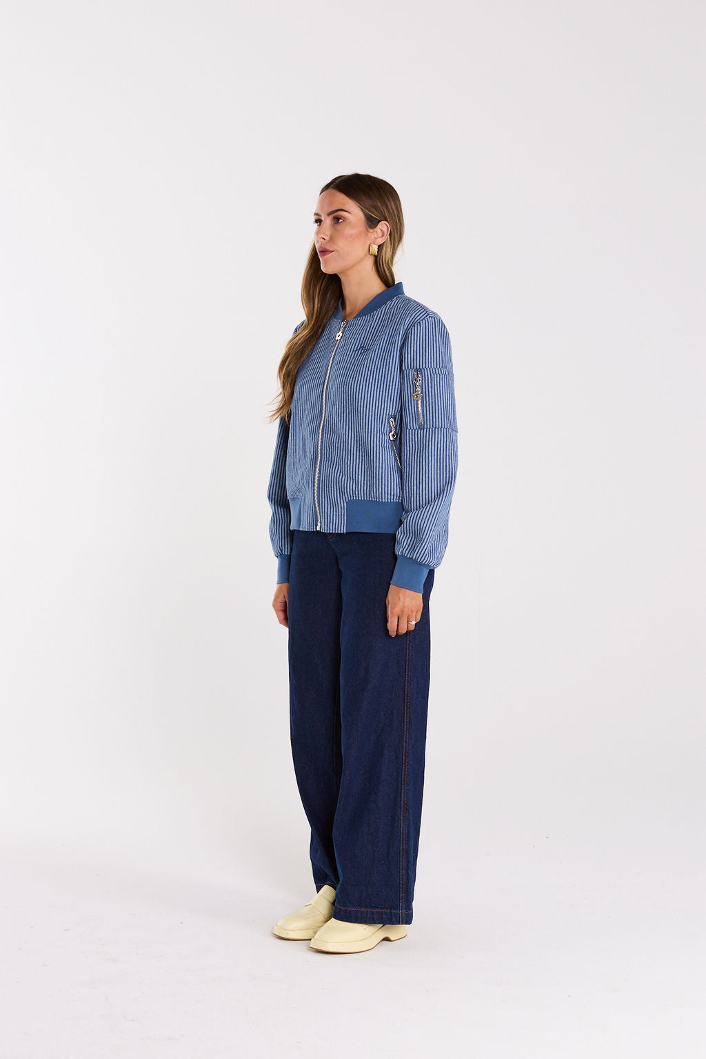 Flight Jacket - Skyline Denim