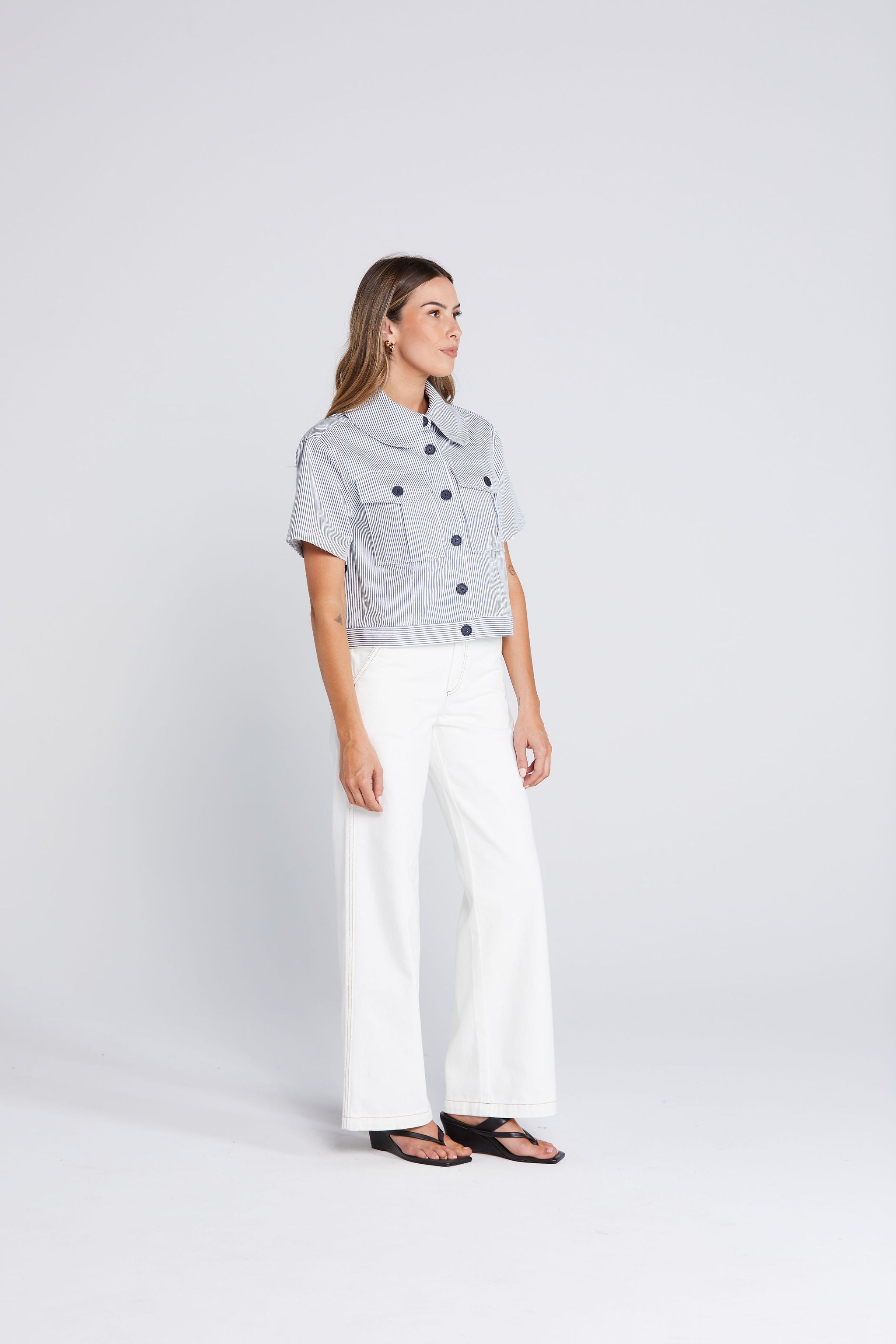 Zephrya Top - Seaside Stripe