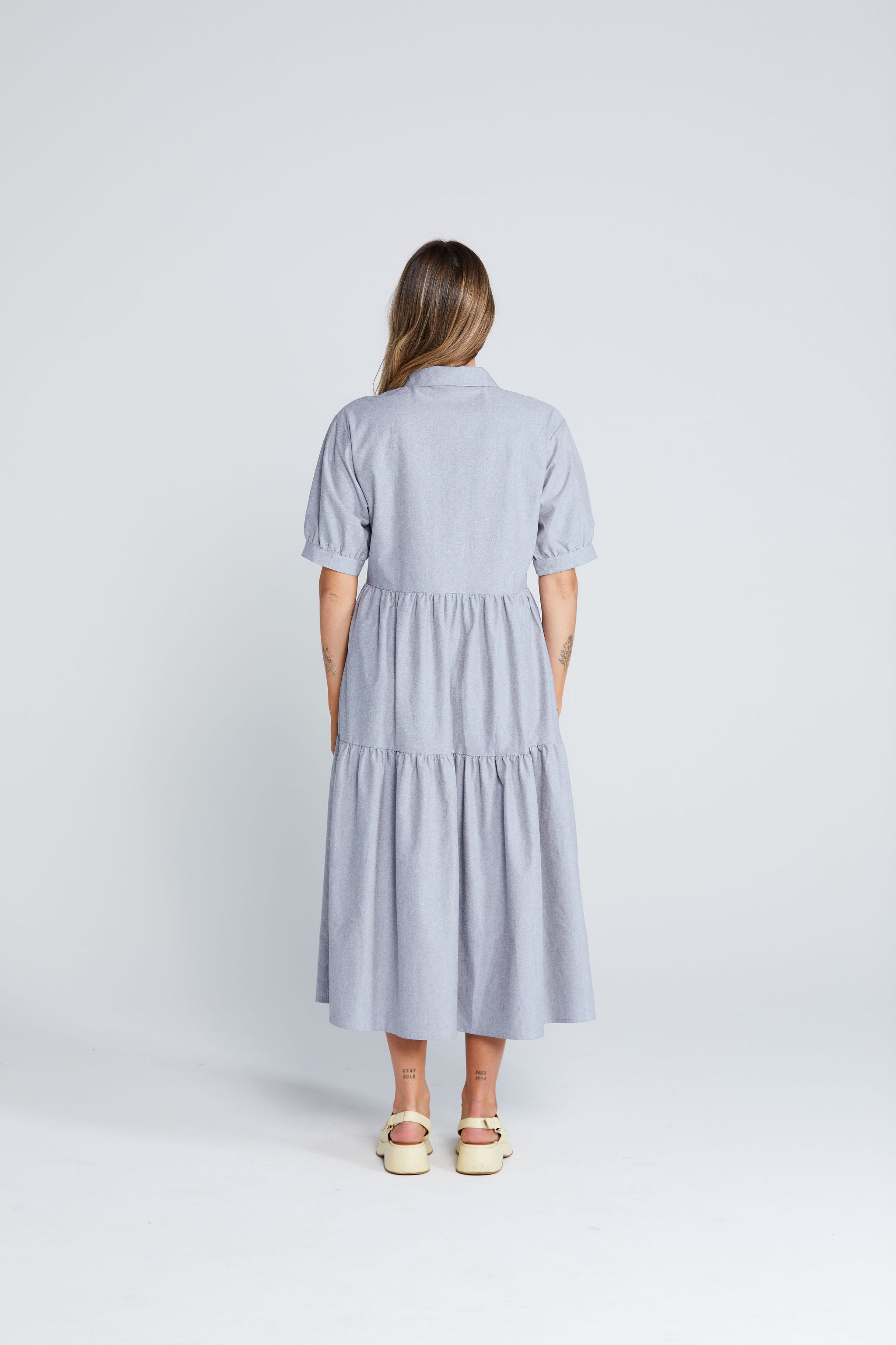 Luna Dress - Onyx Grain