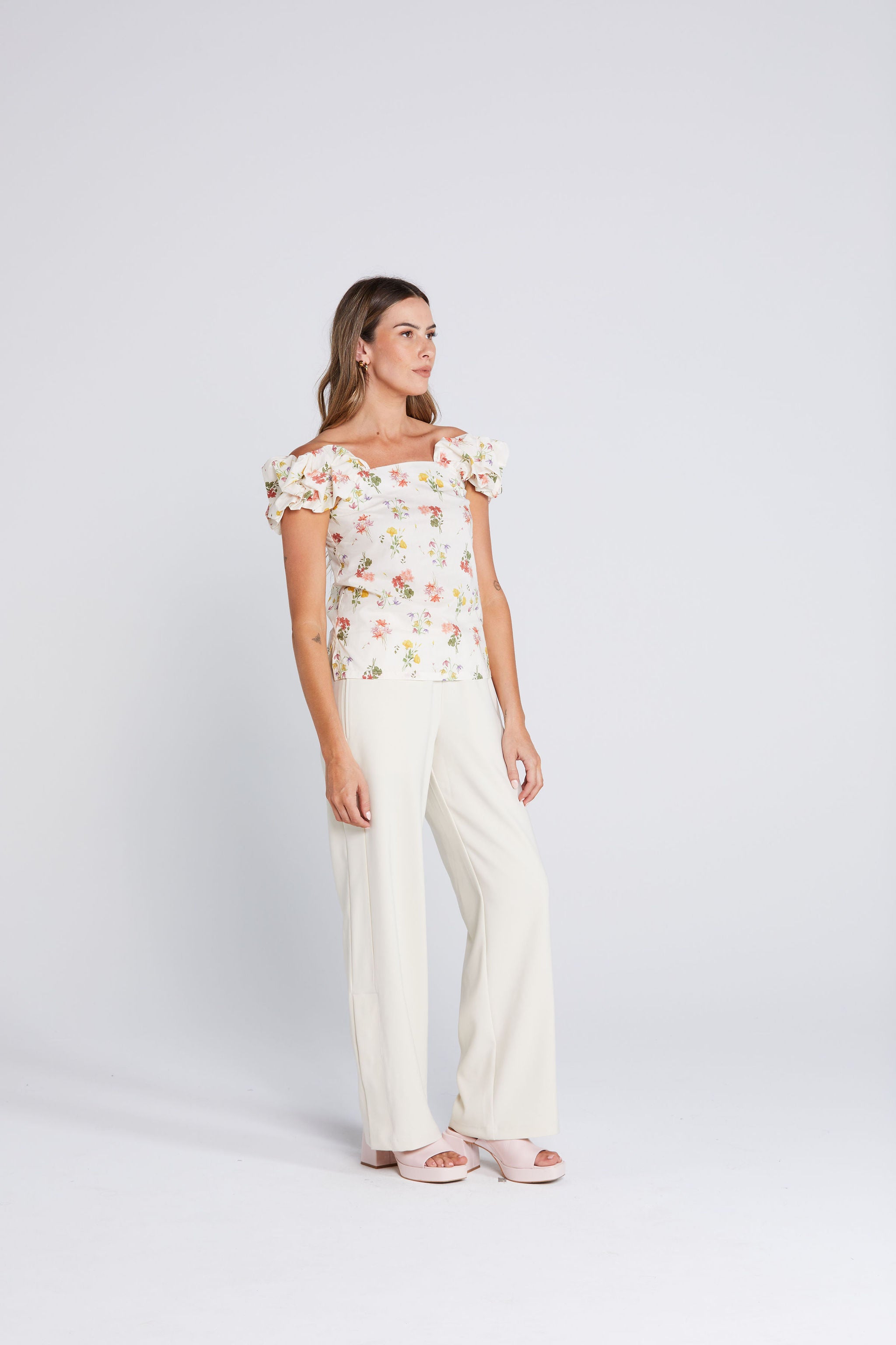 Ruffle Singlet - Summer Haven