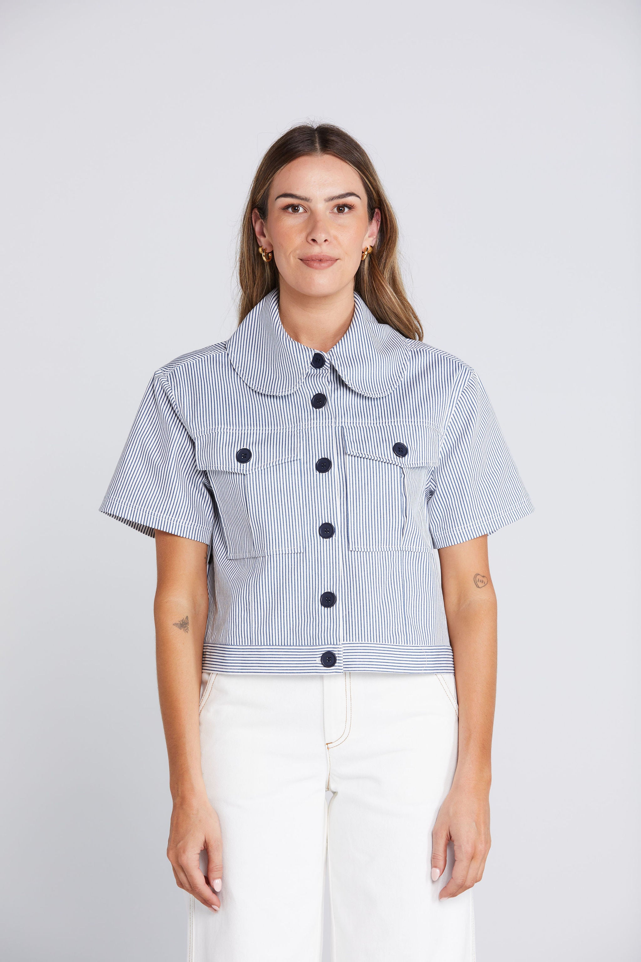 Zephrya Top - Seaside Stripe