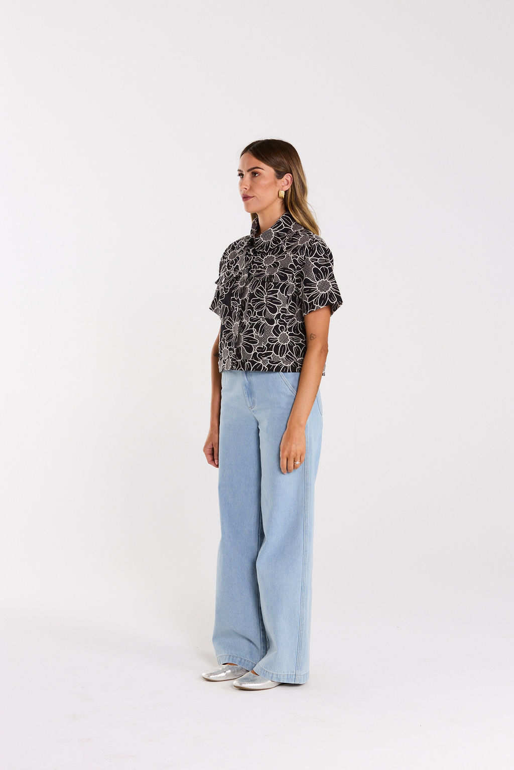 Coming Soon - Zephrya Top - Black Daisy