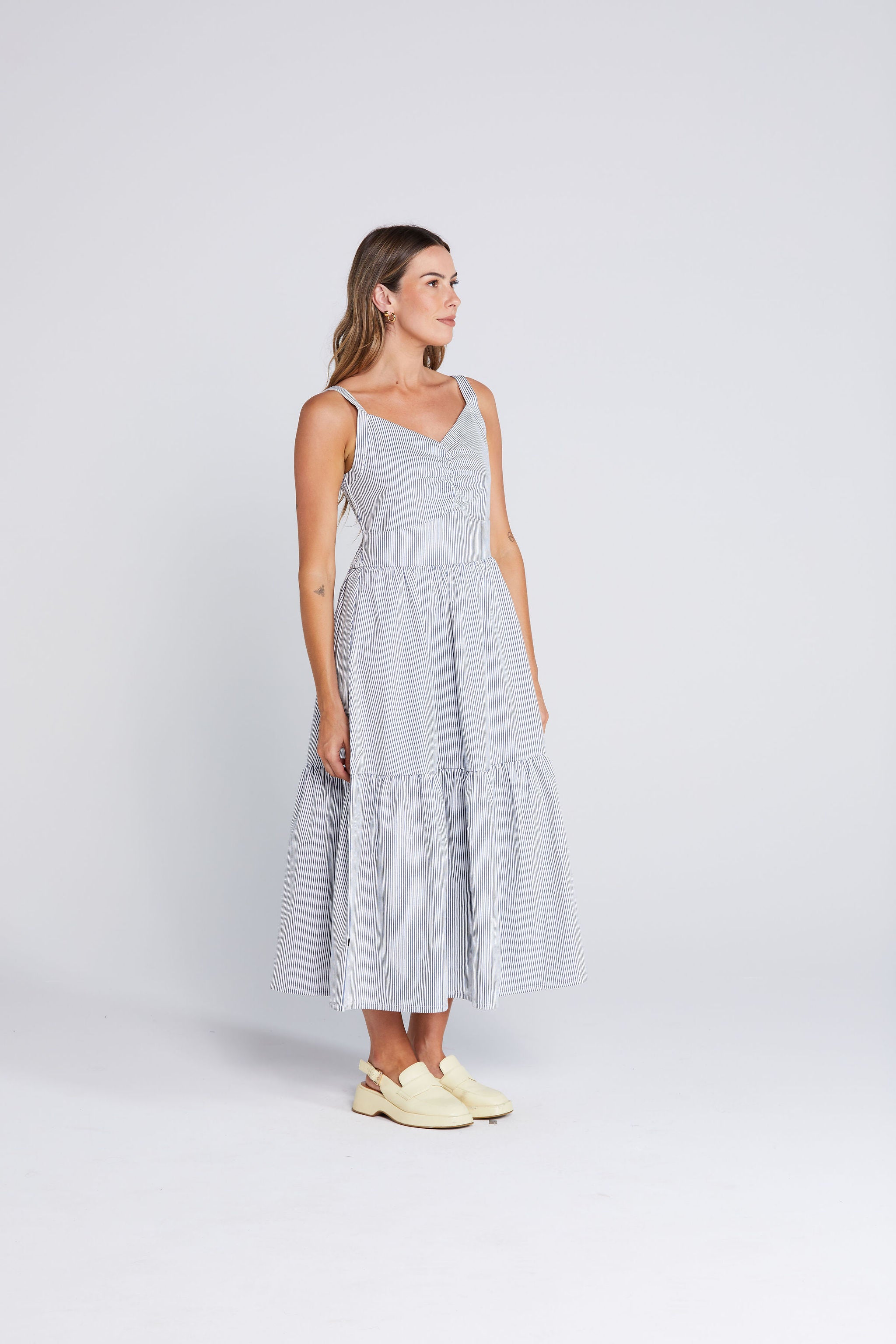 Coming Soon - Sweet Ziggy Dress - Seaside Stripe