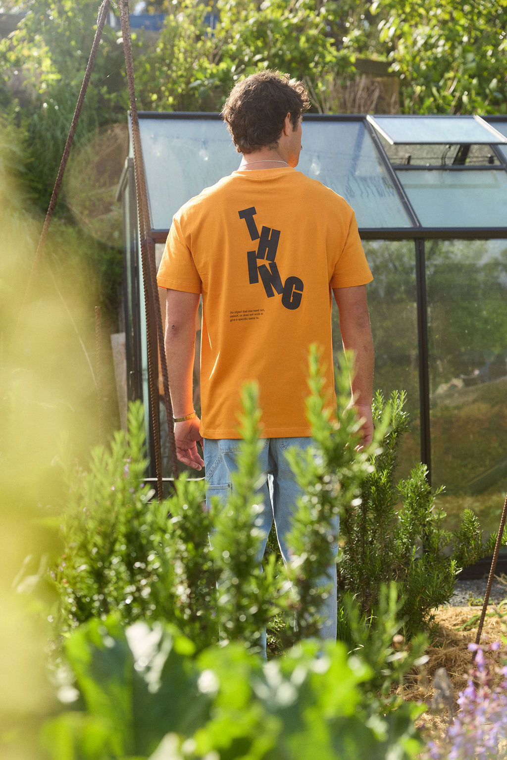 Ample Tee - Sunset Clay Stacked
