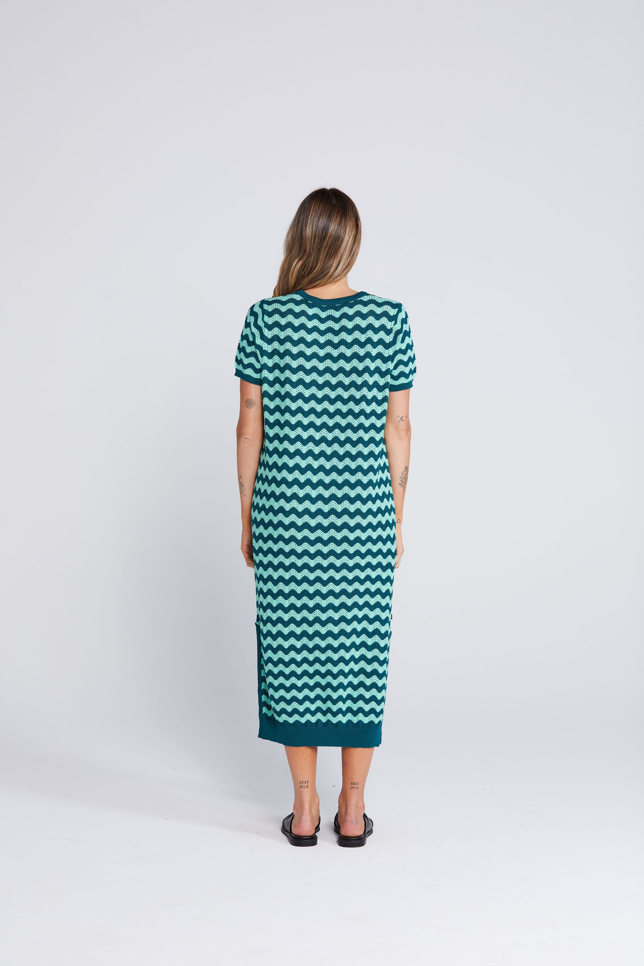 Coming Soon - Squiggle Dress - Sage & Cypress