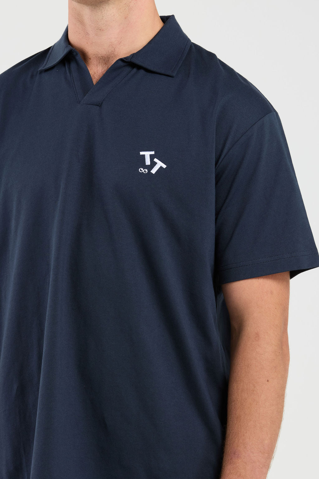 Stride Tee - Navy Eyes
