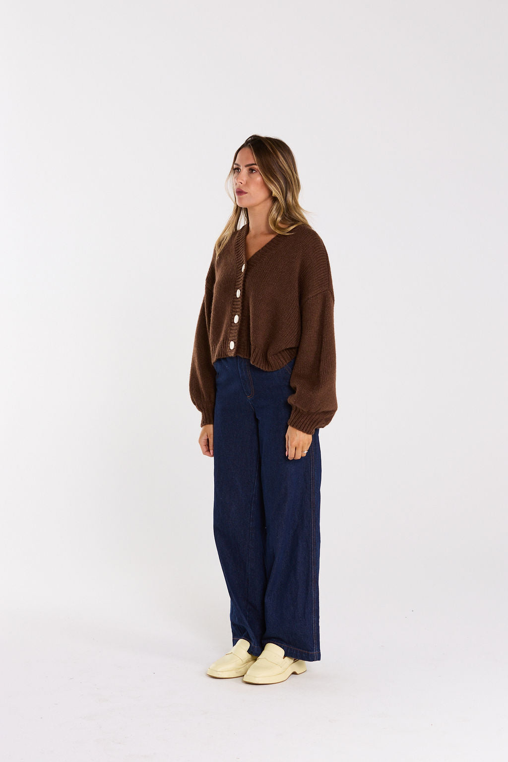 Huddle Cardigan - Chocolate