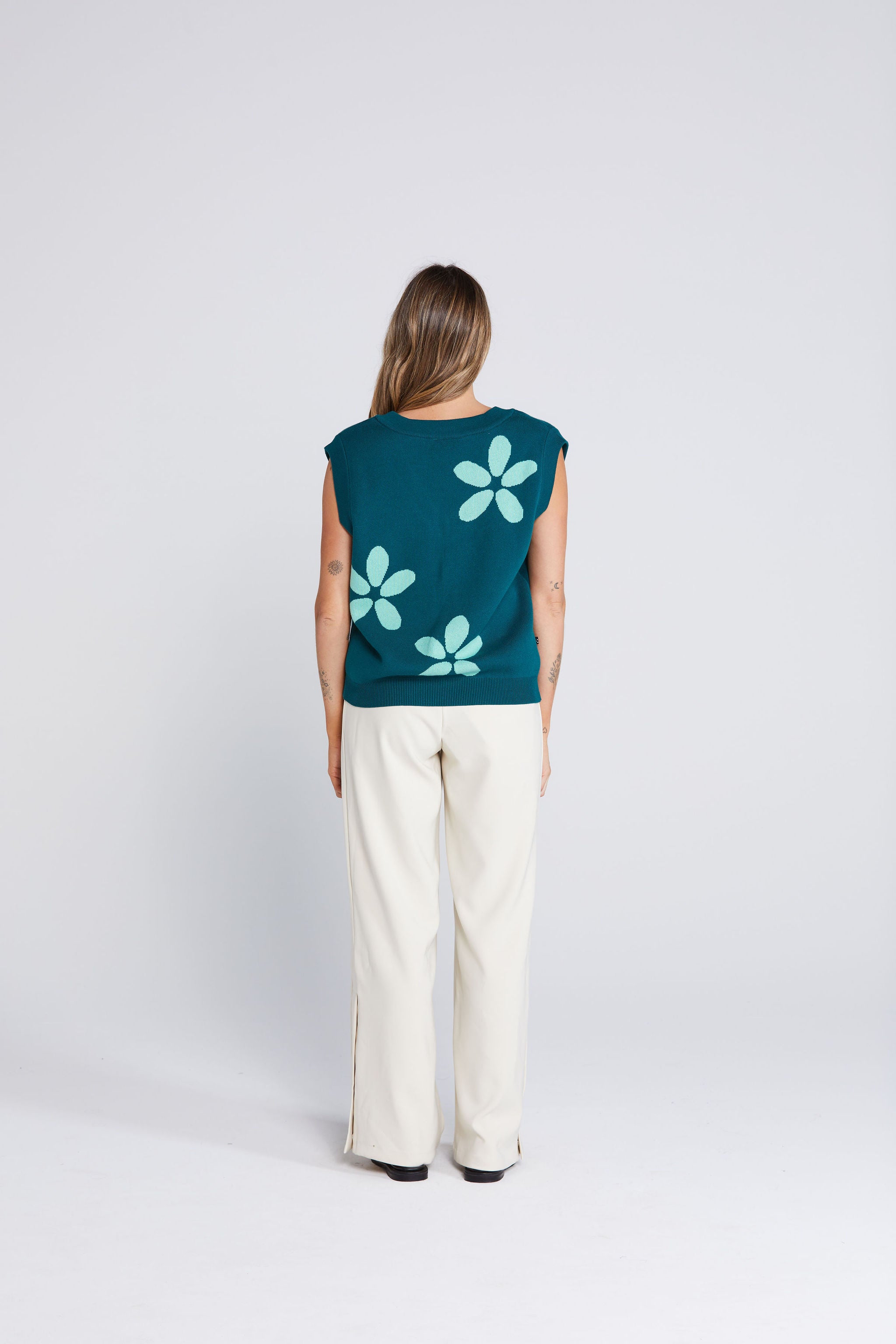 Petal Vest - Sage & Cypress