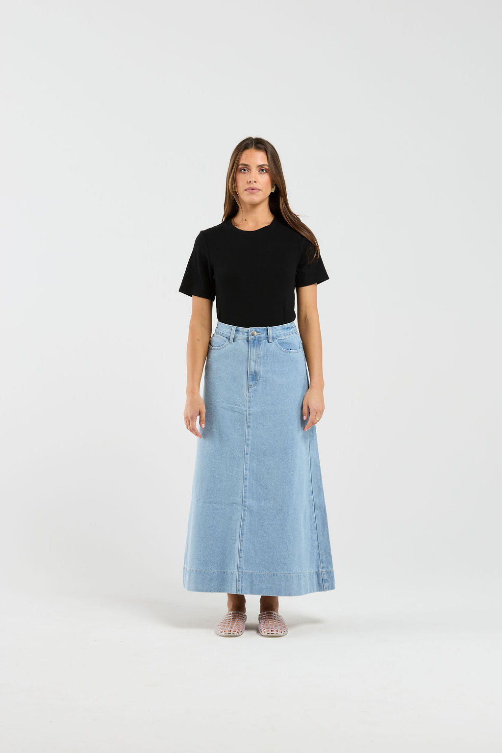 スカート Y2K BETTYS BLUE denim skirt a1 Bettie Skirt - Stone Wash Denim