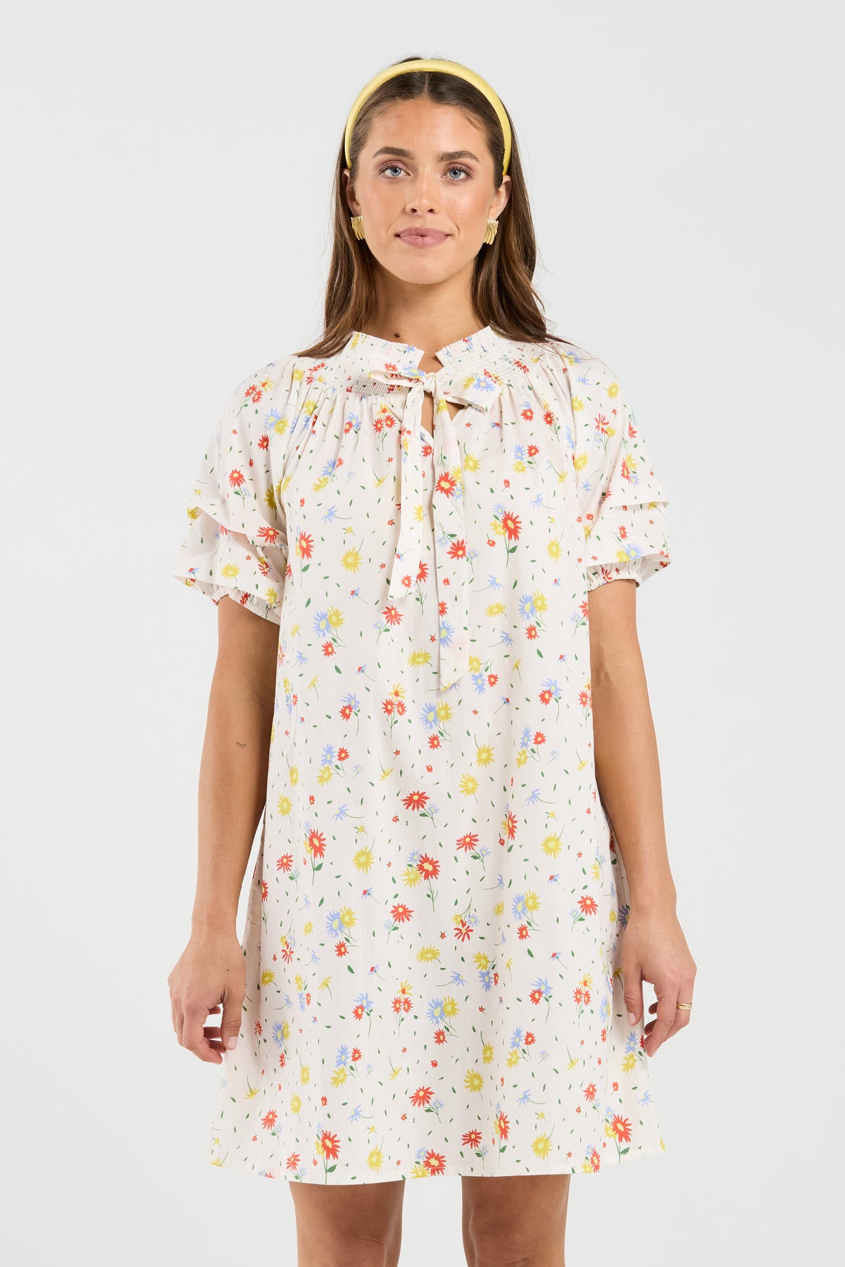 Emmelee Dress - Wildflower Pop