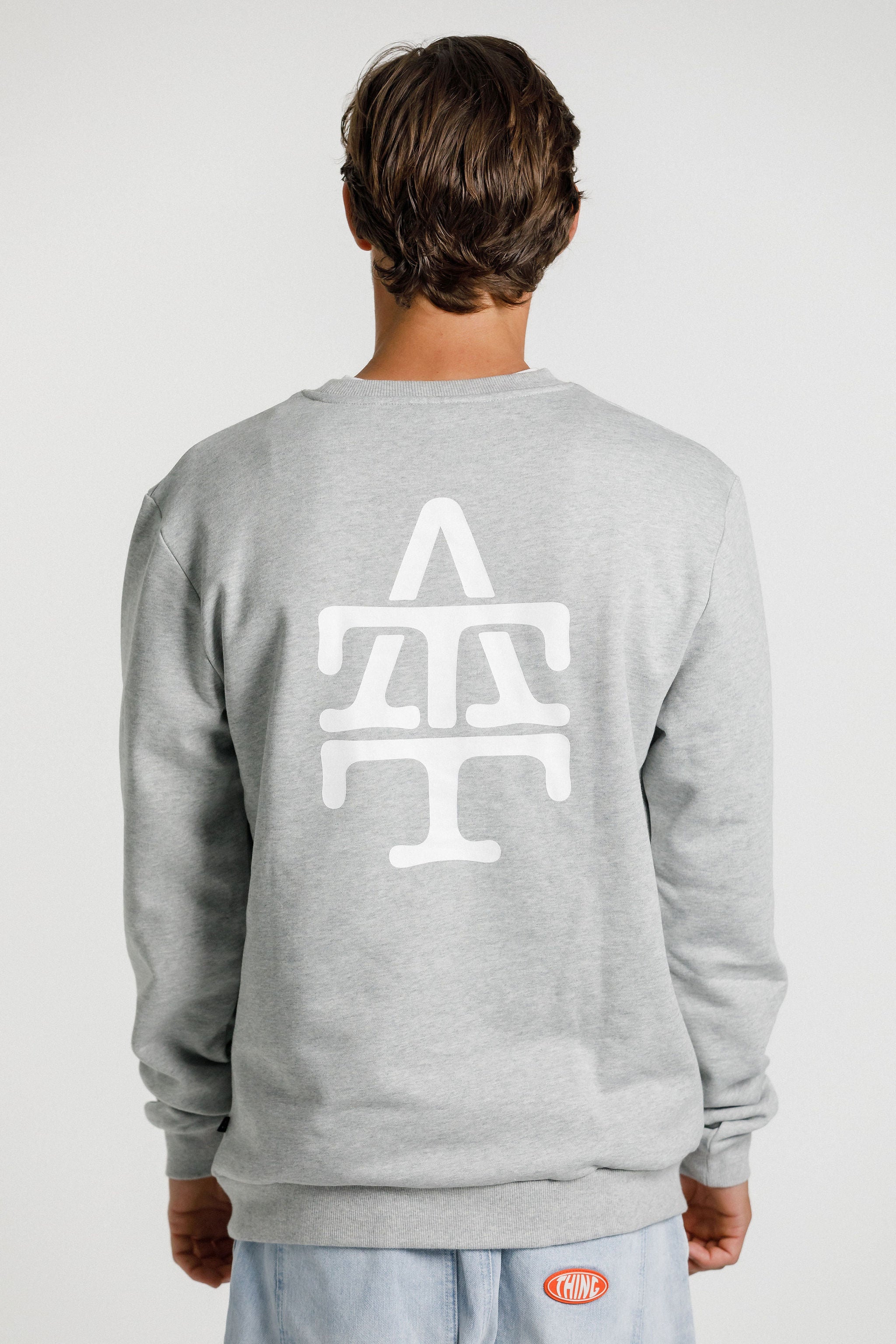 Title Crew - Grey with ATT College Print