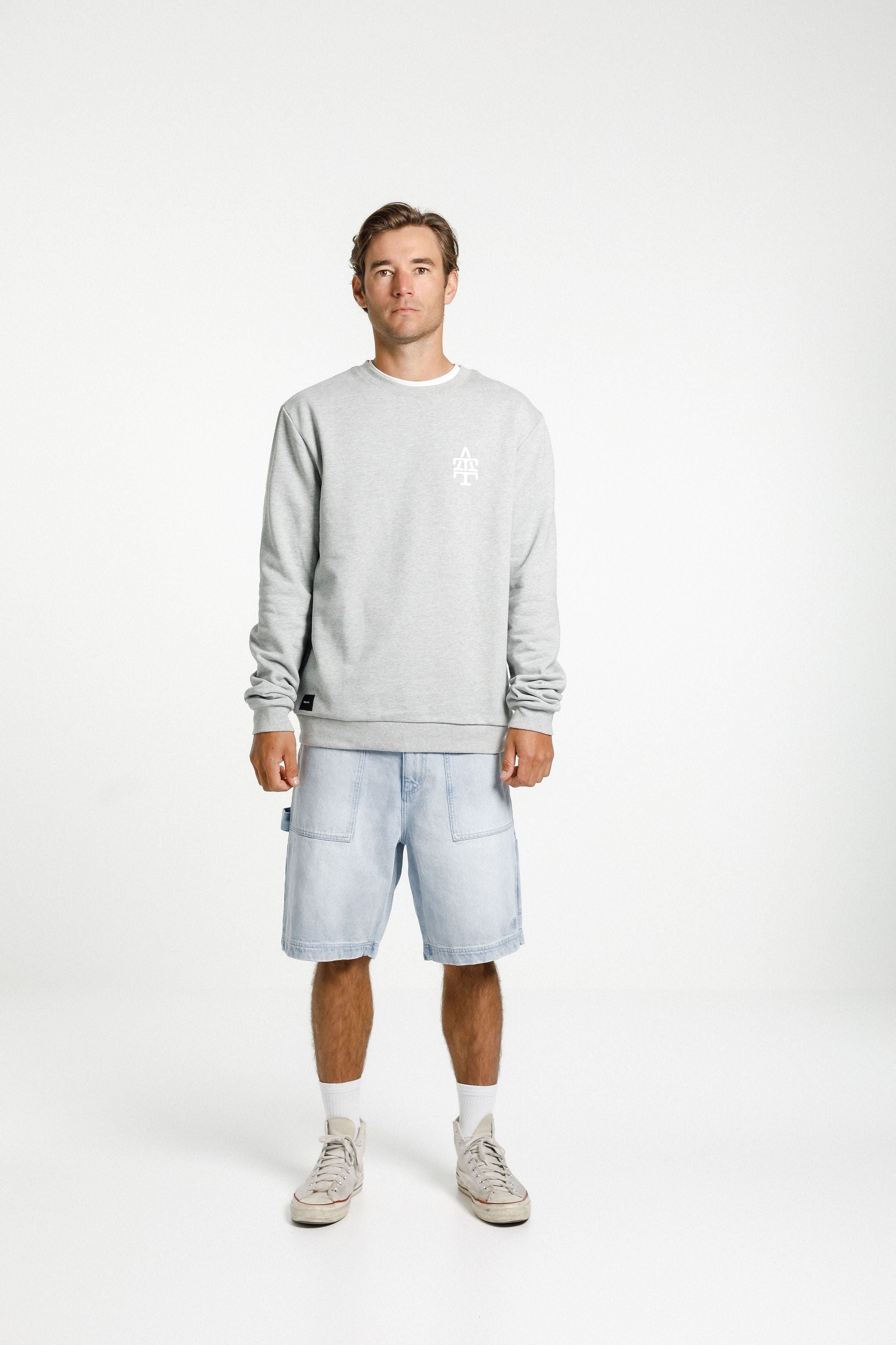 Title Crew - Grey with ATT College Print