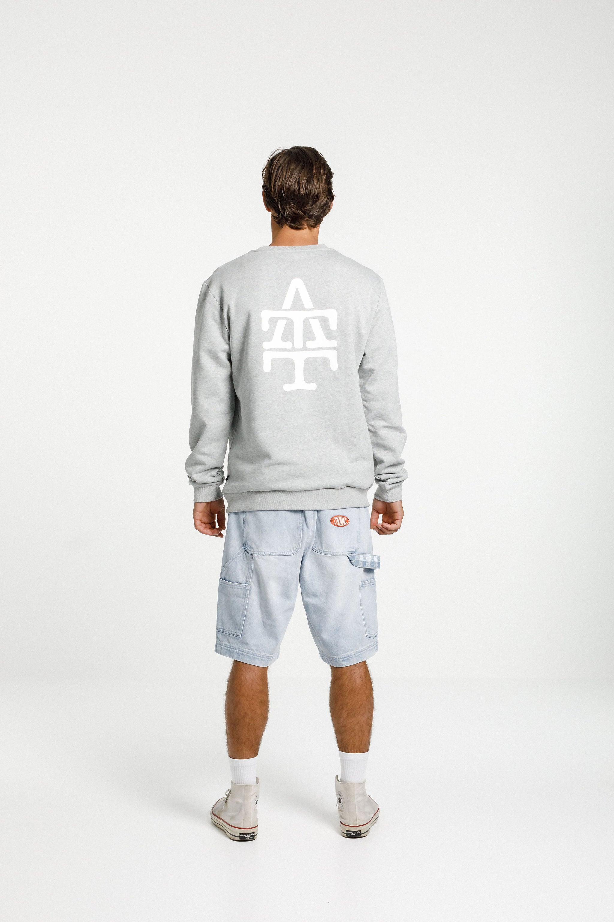 Title Crew - Sale - Grey with ATT College Print