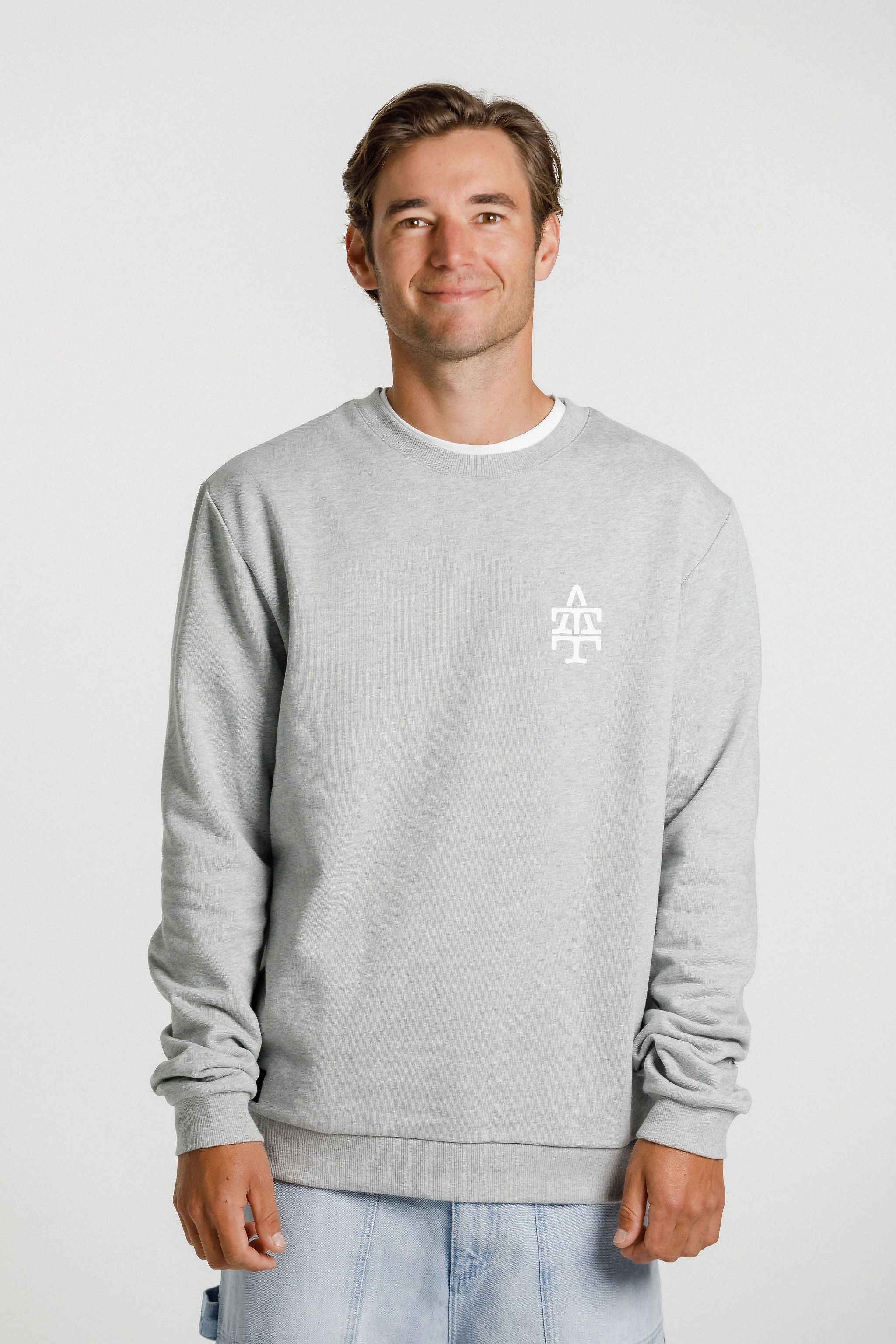 Title Crew - Sale - Grey with ATT College Print