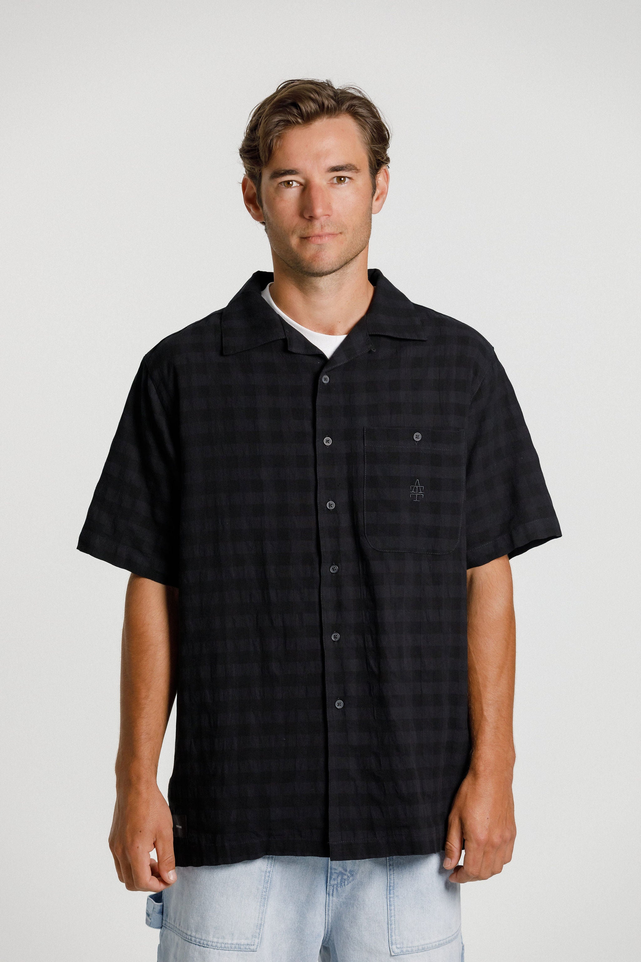 Trope Shirt - Black Check