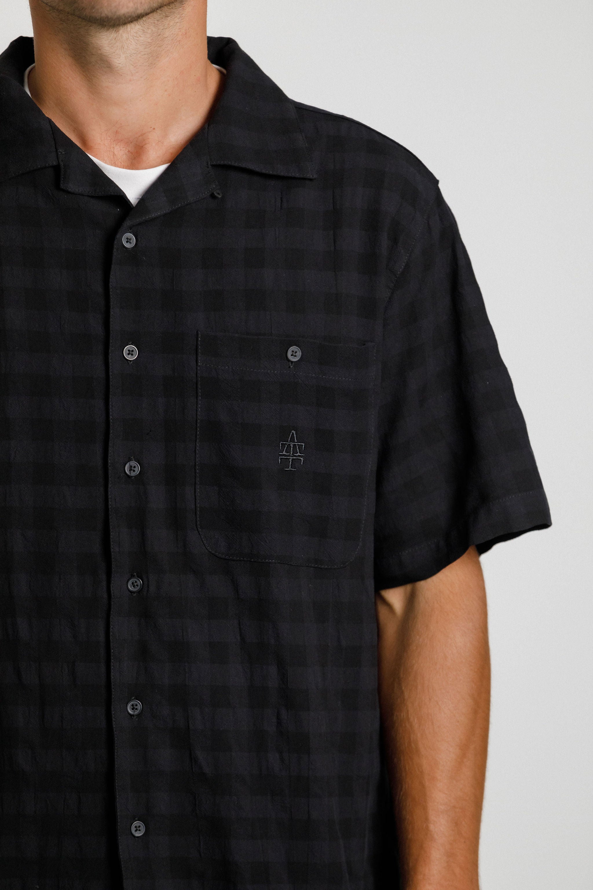 Trope Shirt - Black Check