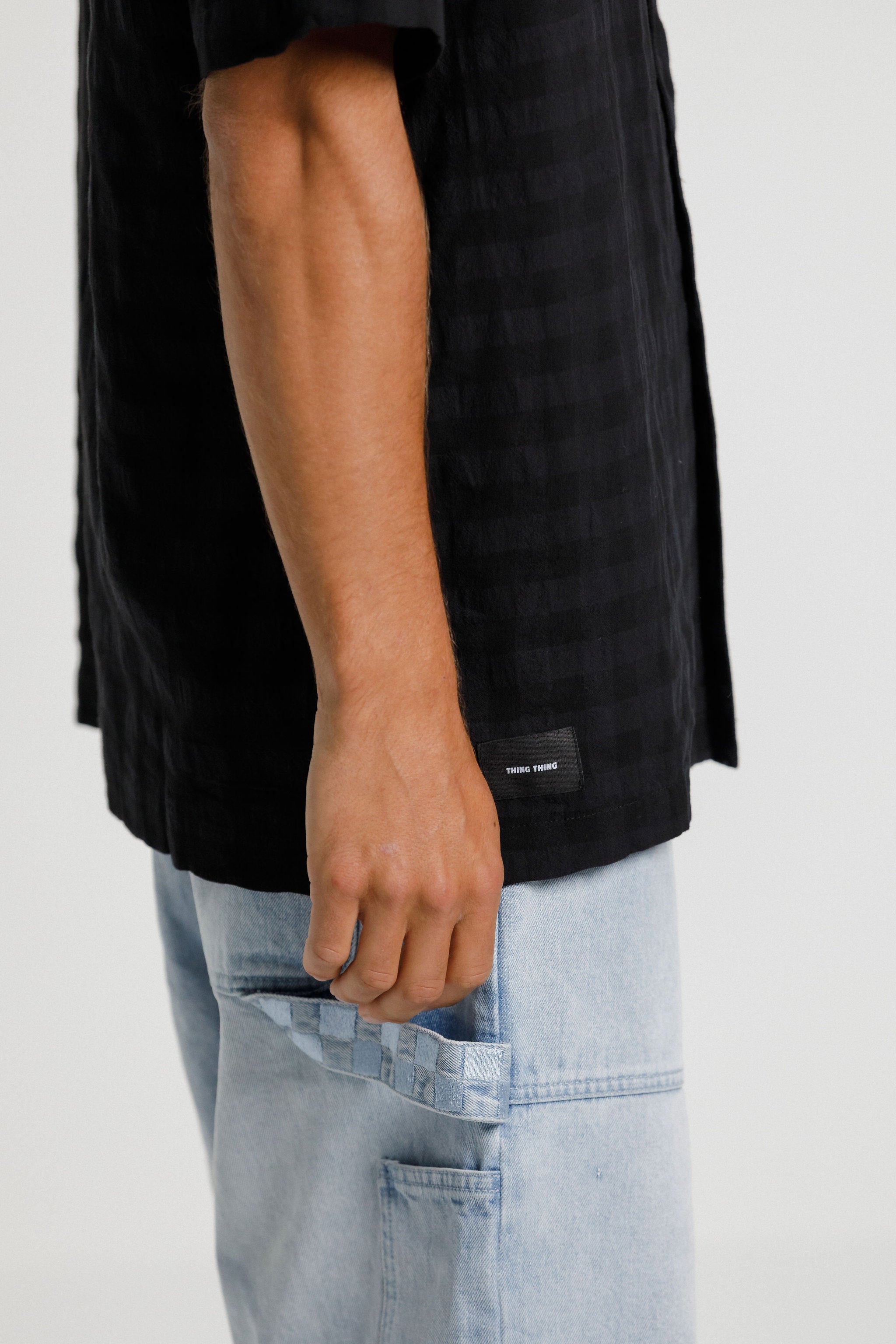 Trope Shirt - Black Check