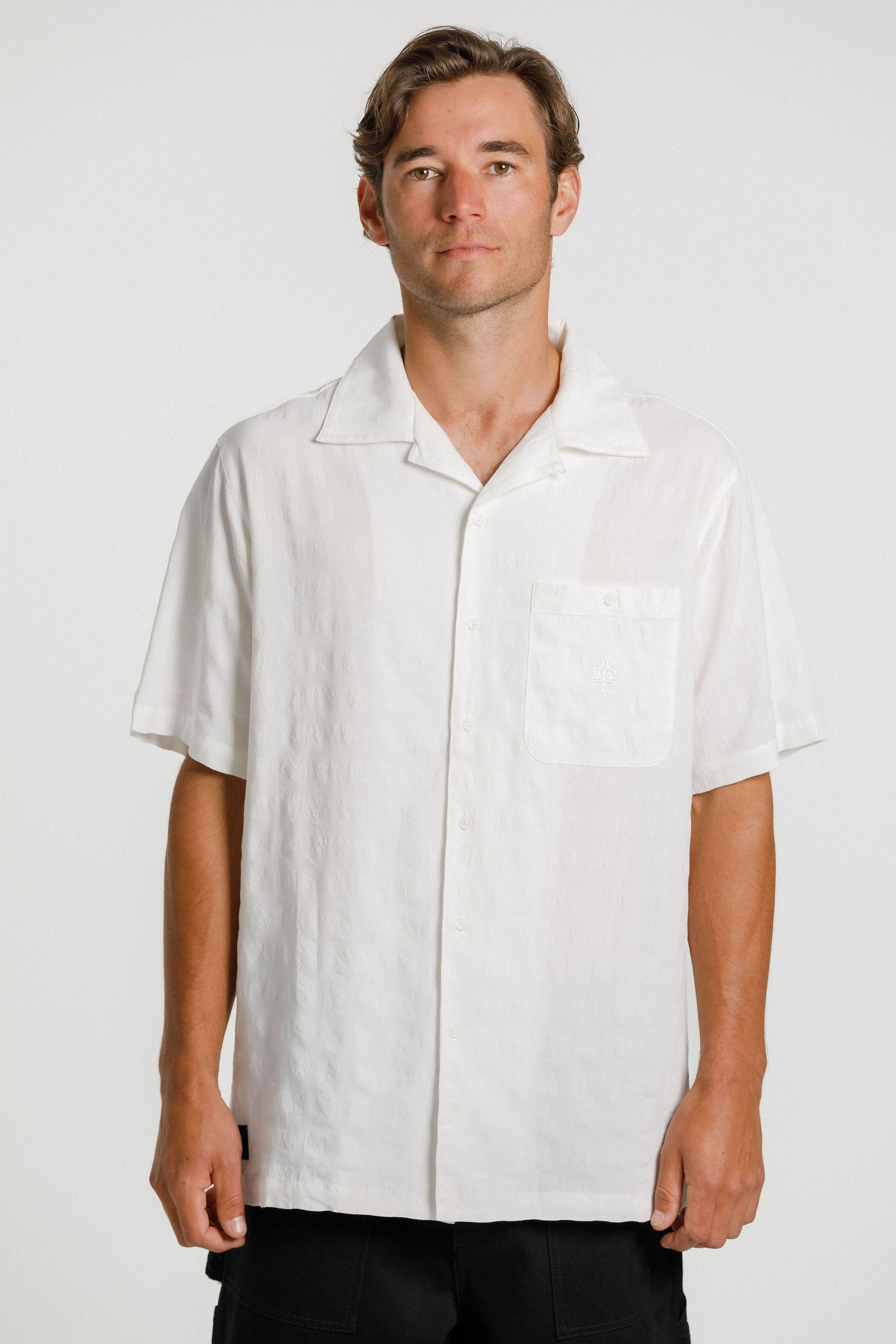 Trope Shirt - White Check