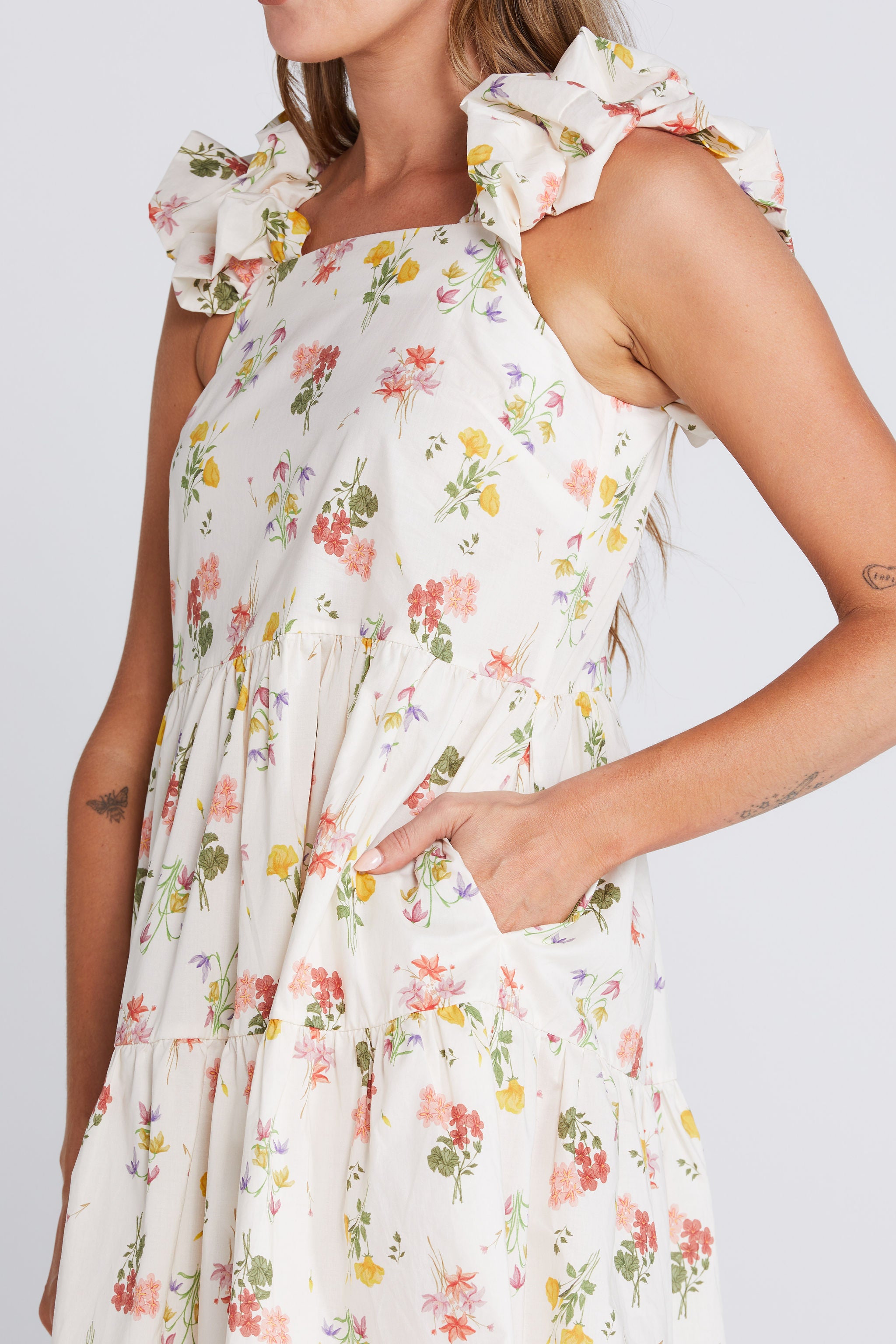 Coming Soon - Zig Ruffle Dress - Summer Haven