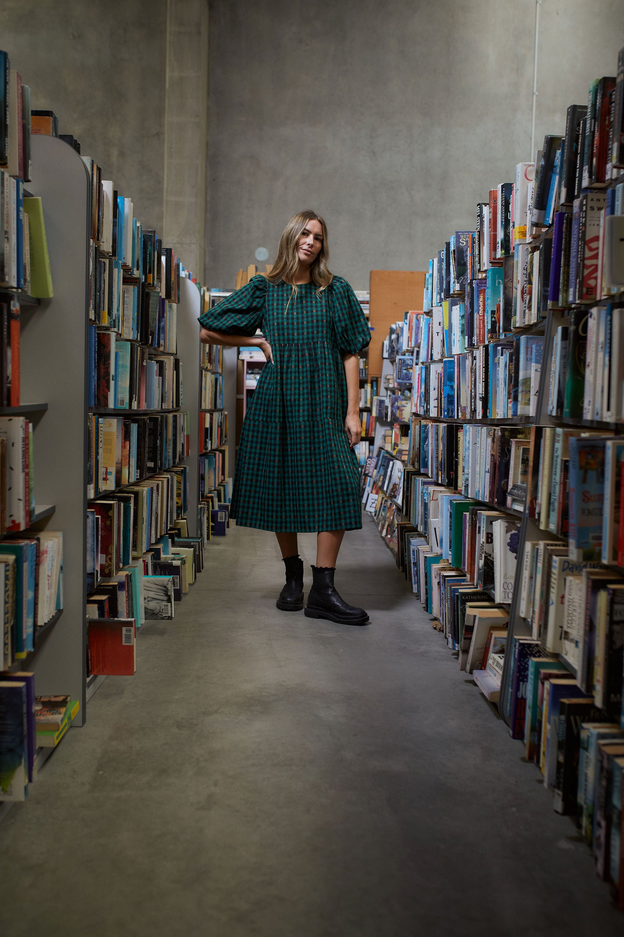 Lea Dress - Petal Plaid