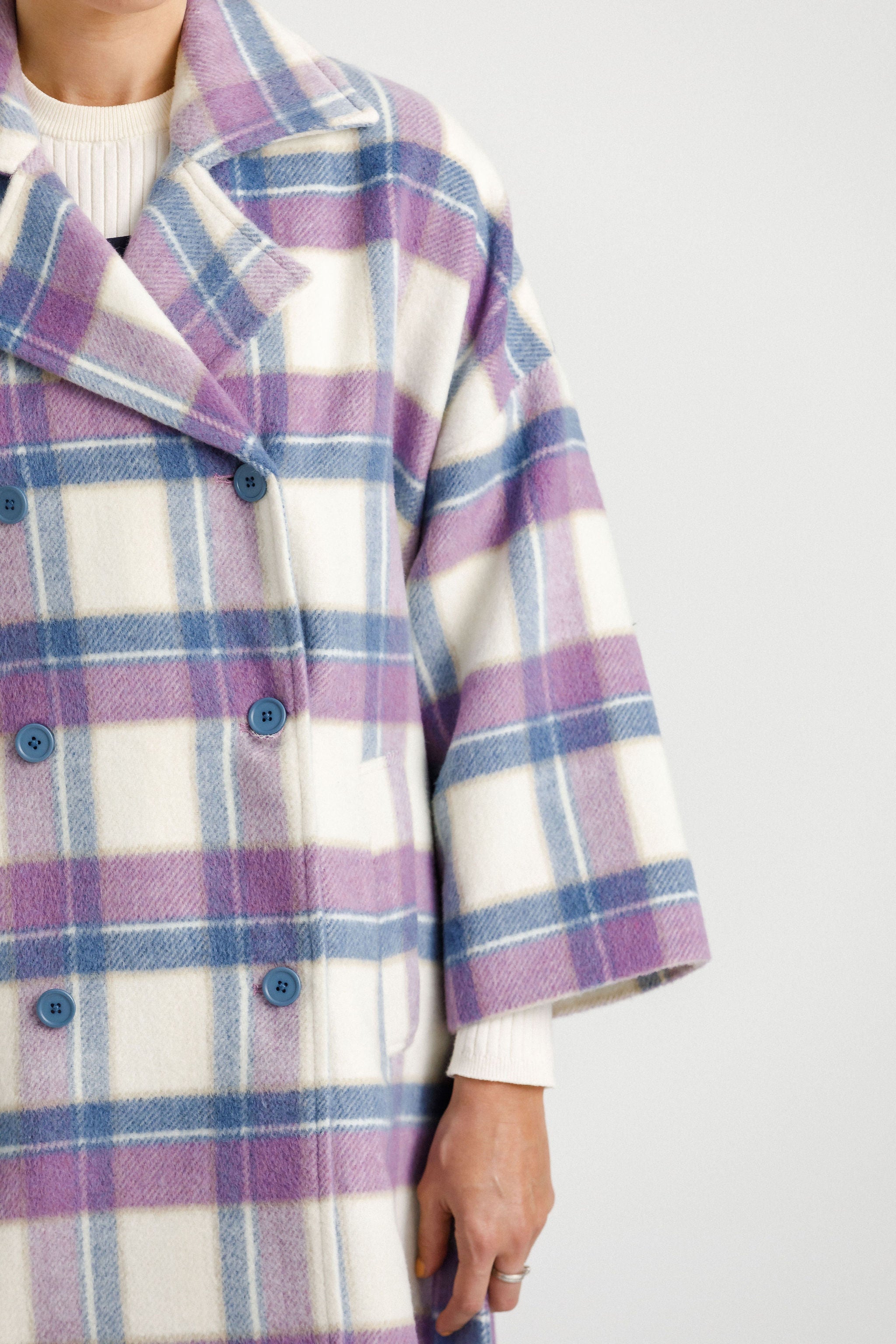 Dixie Coat - Blue Plaid