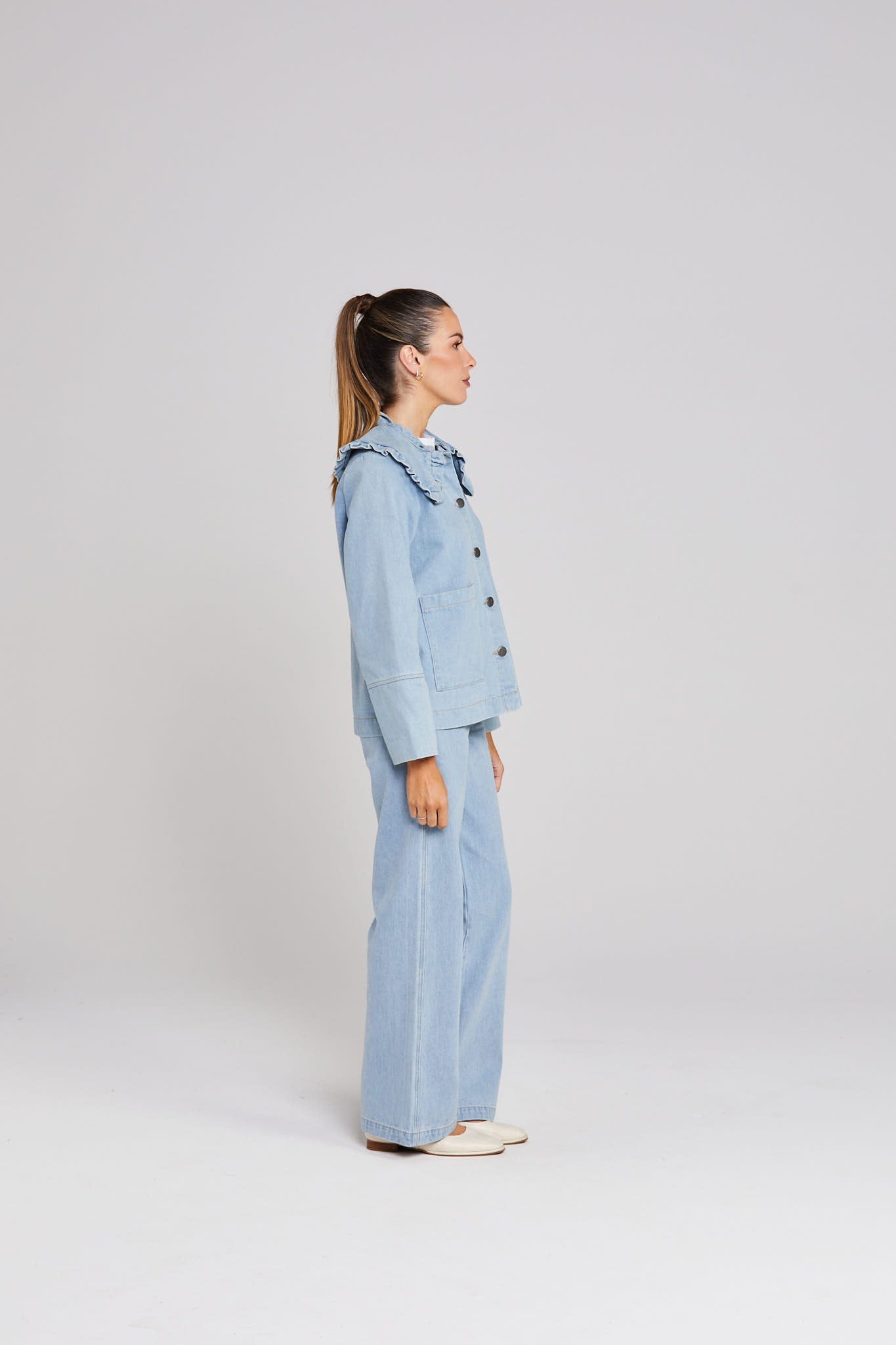 Embark Denim Shacket - Stone Wash Denim